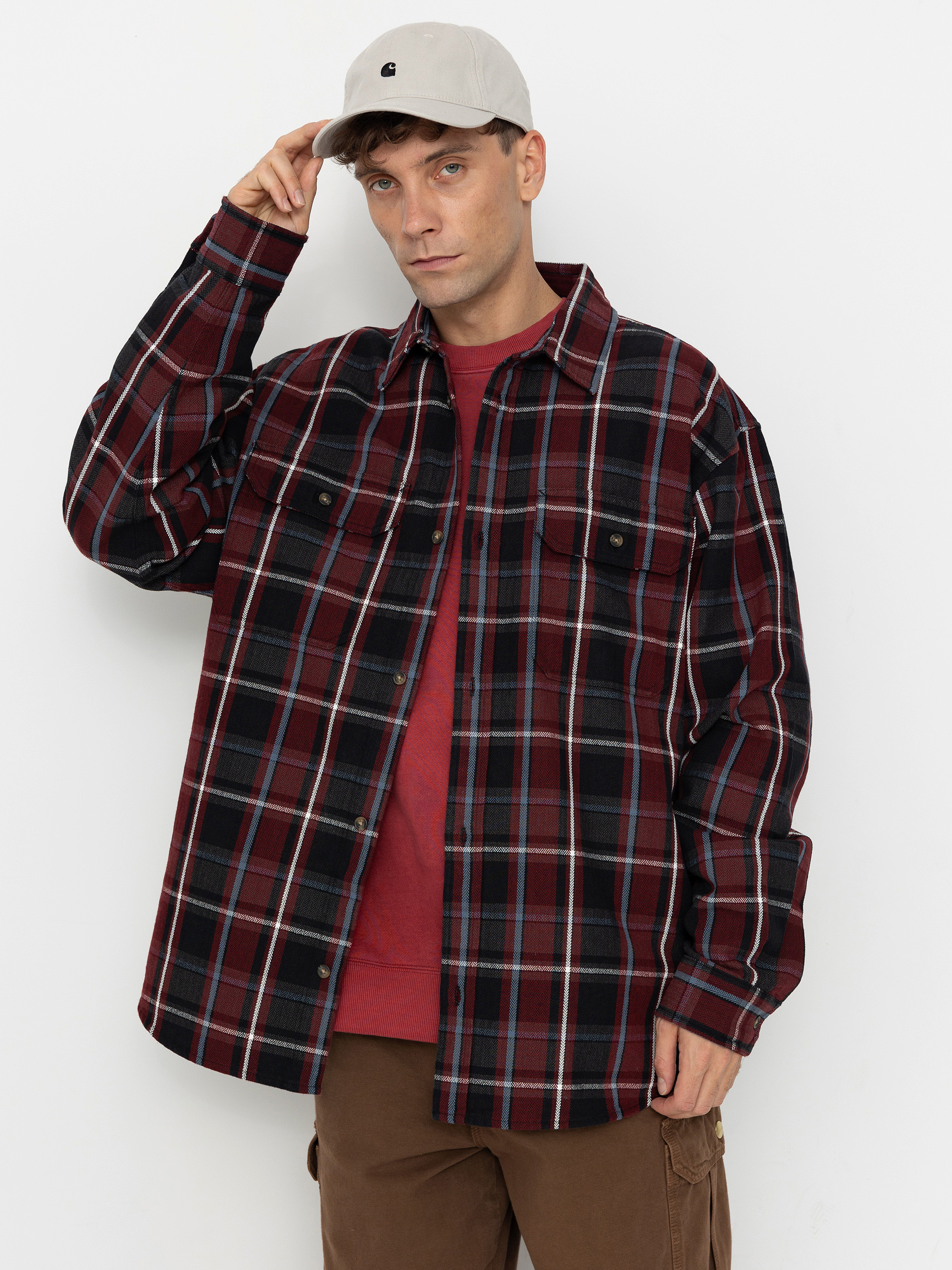 Carhartt WIP Shirt Hobart multicolor (hobart check/black)