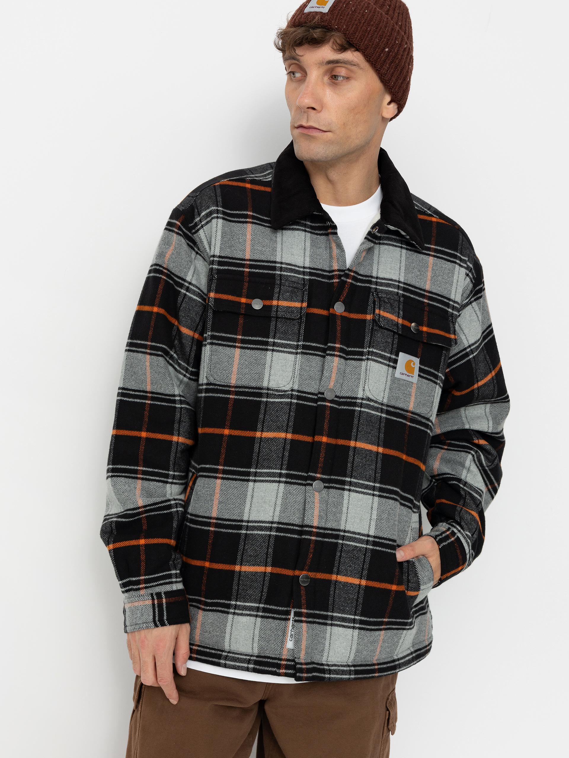 Carhartt WIP Baris Jacket - grey (baris check/grey heather/black)