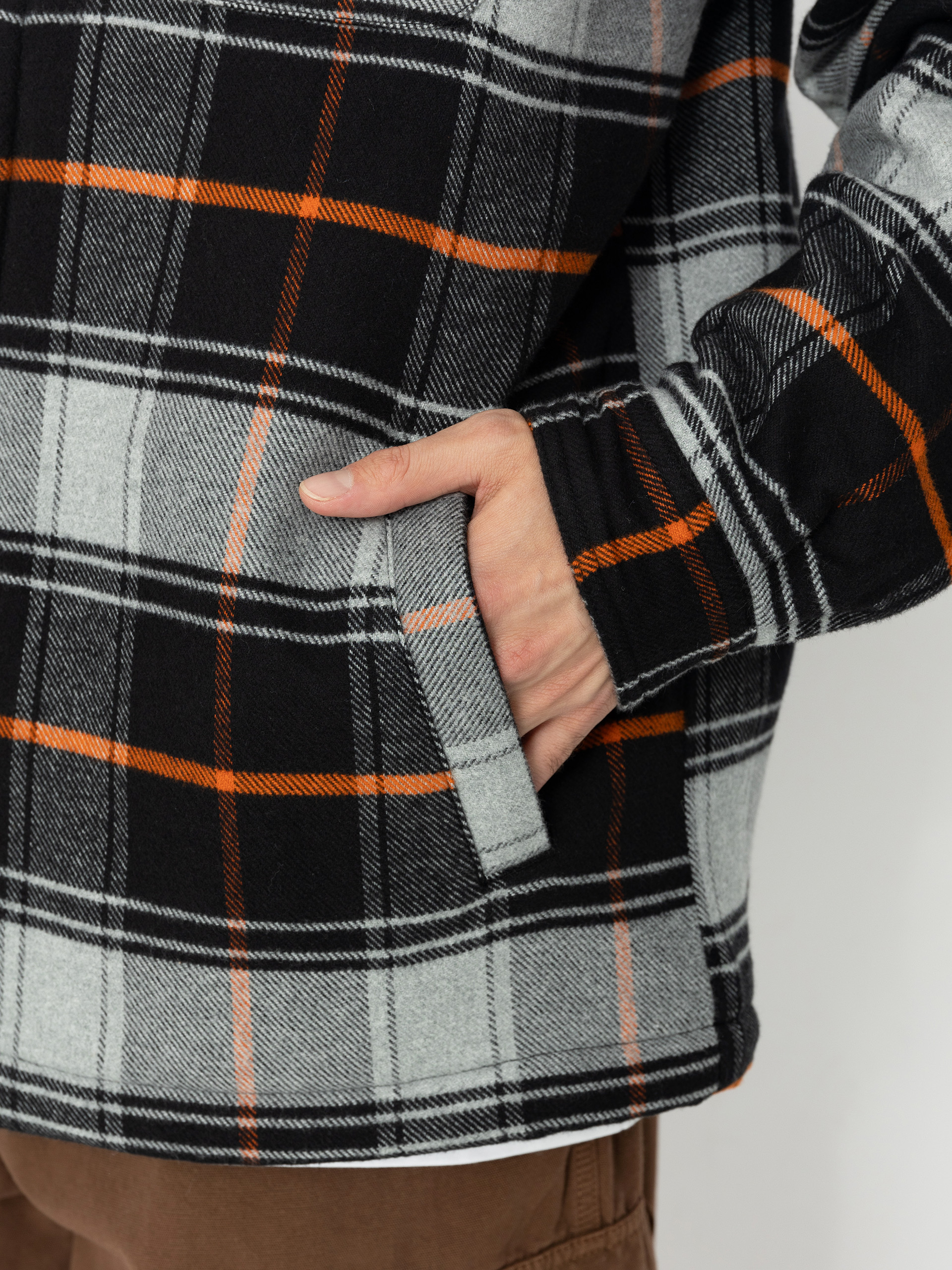 Carhartt WIP Baris Jacke (baris check/grey heather/black)
