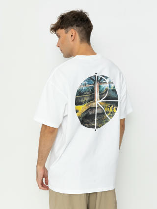 Polar Skate T-Shirt Fill Logo Burnside 2084 (white)