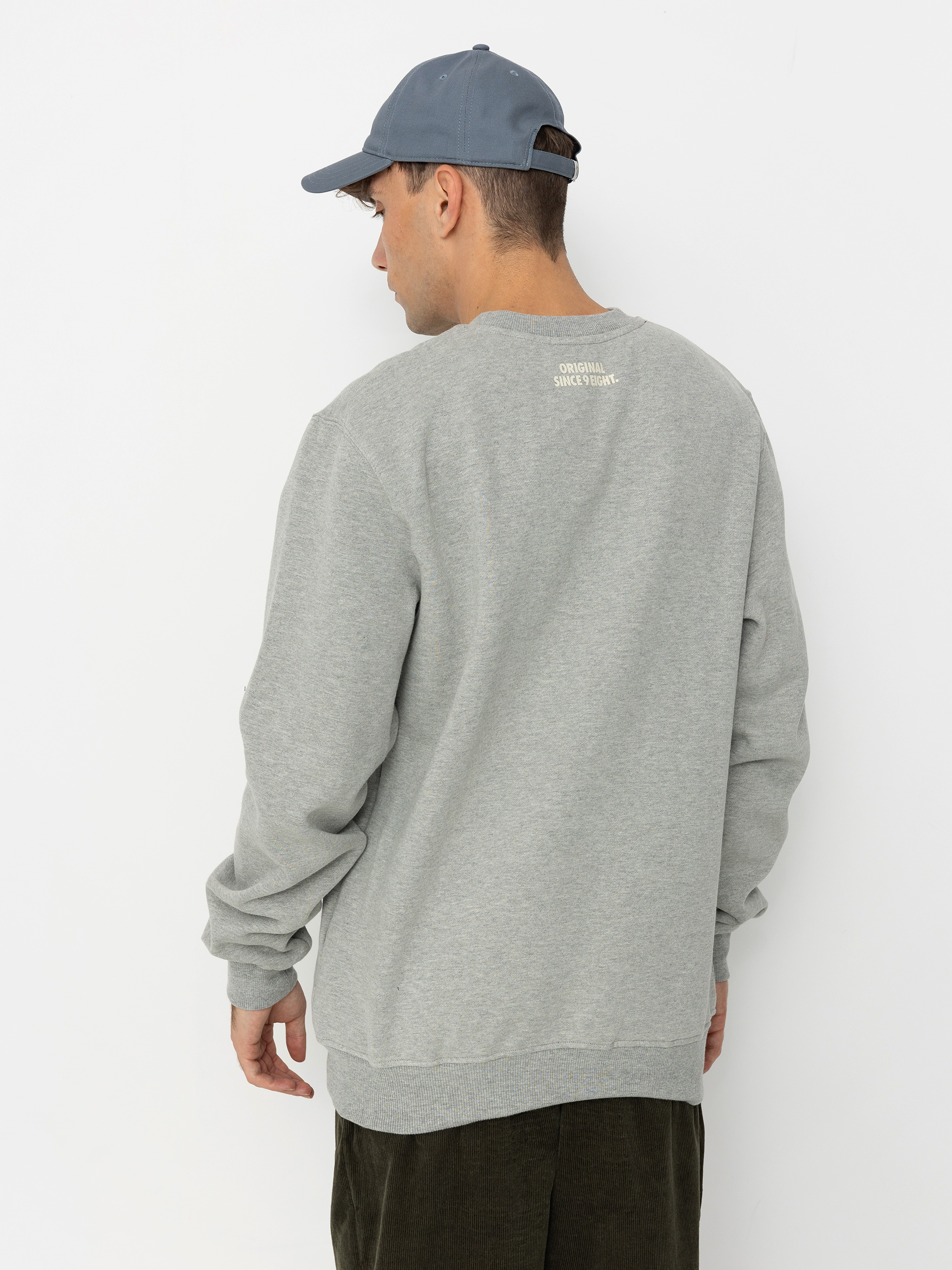MassDnm Patch Crew Sweatshirt (lt heather grey)