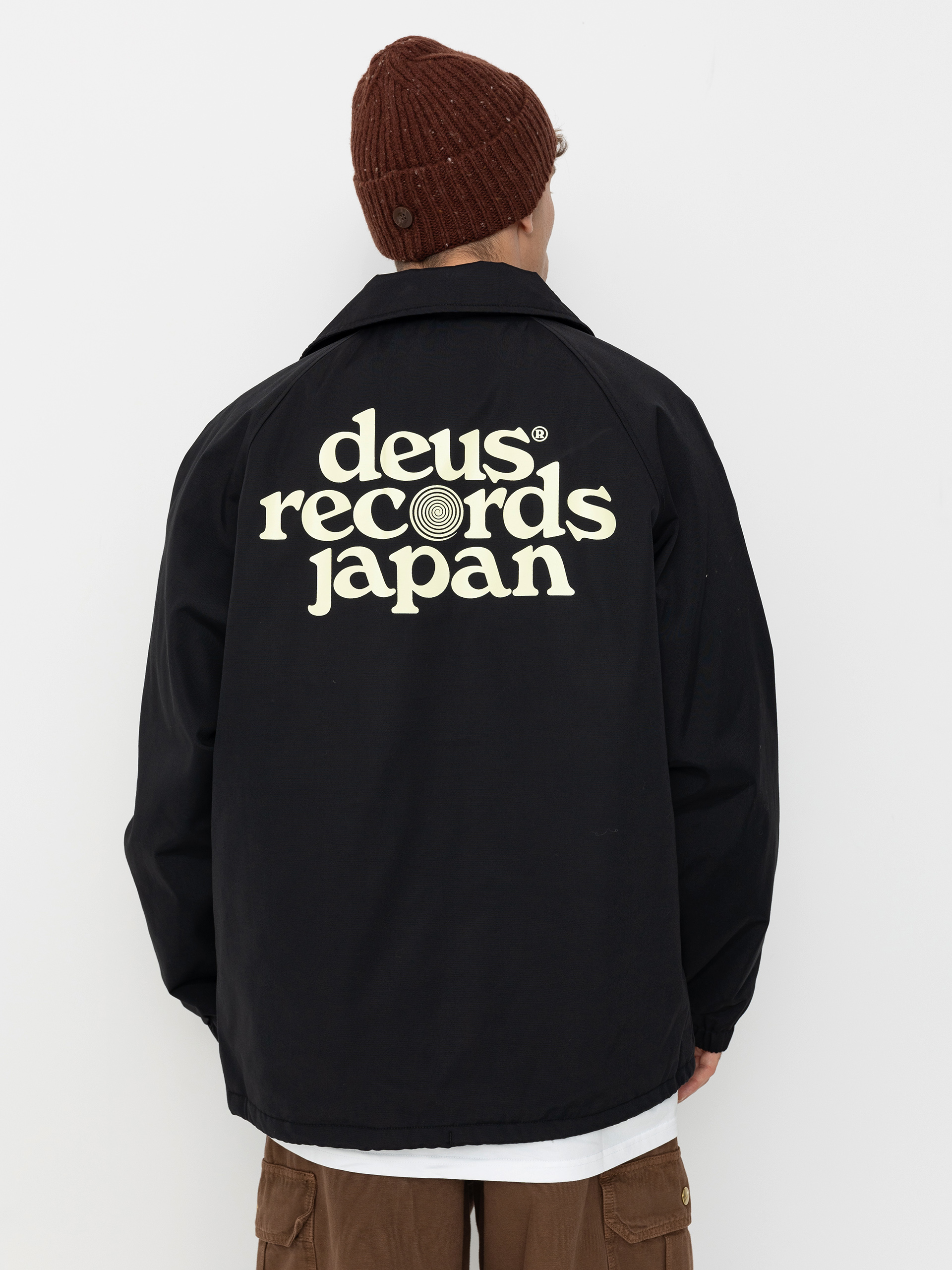 Deus Ex Machina Strata Coach Jacket (black)