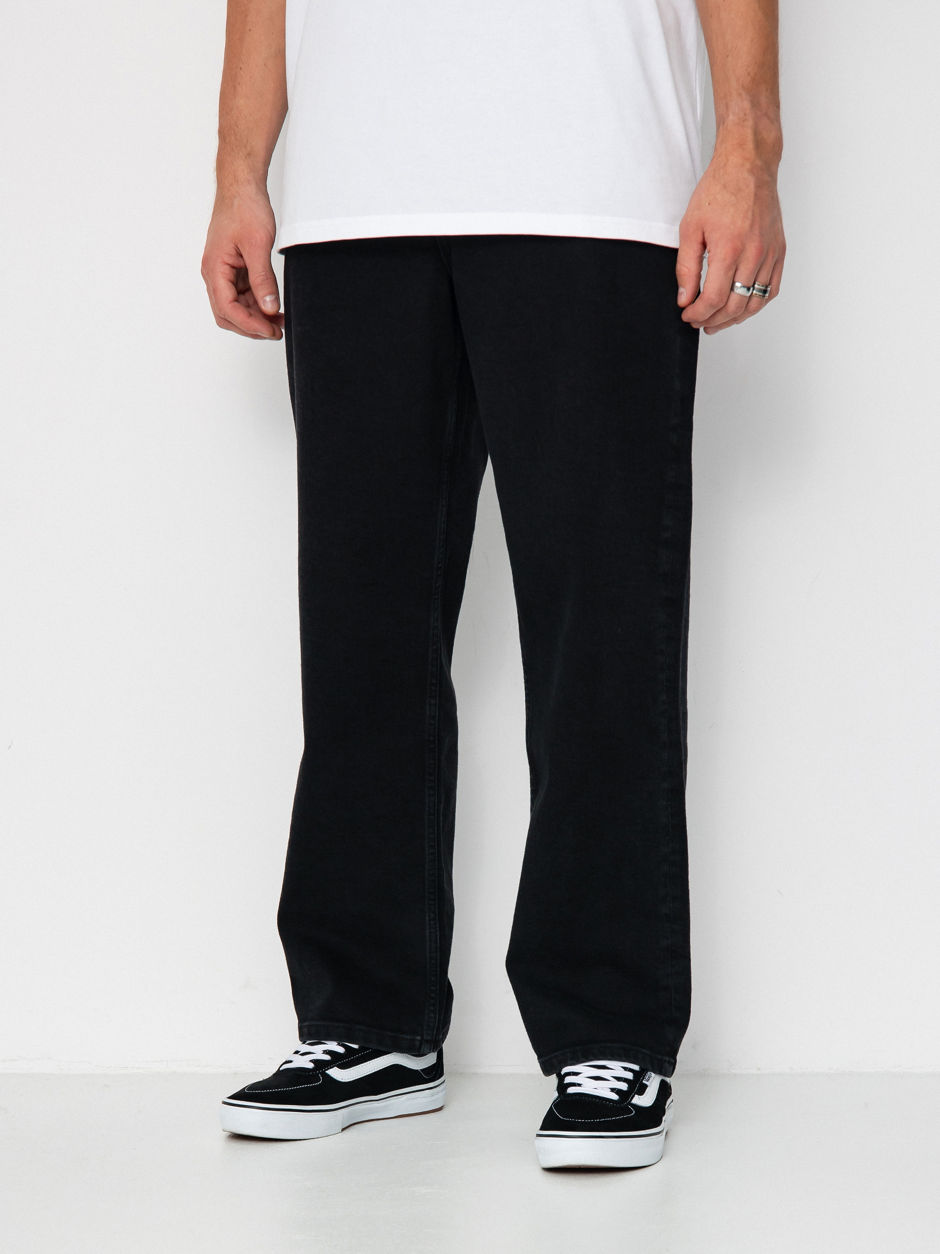 Homeboy X Tra Baggy Denim Pants black (washed black)