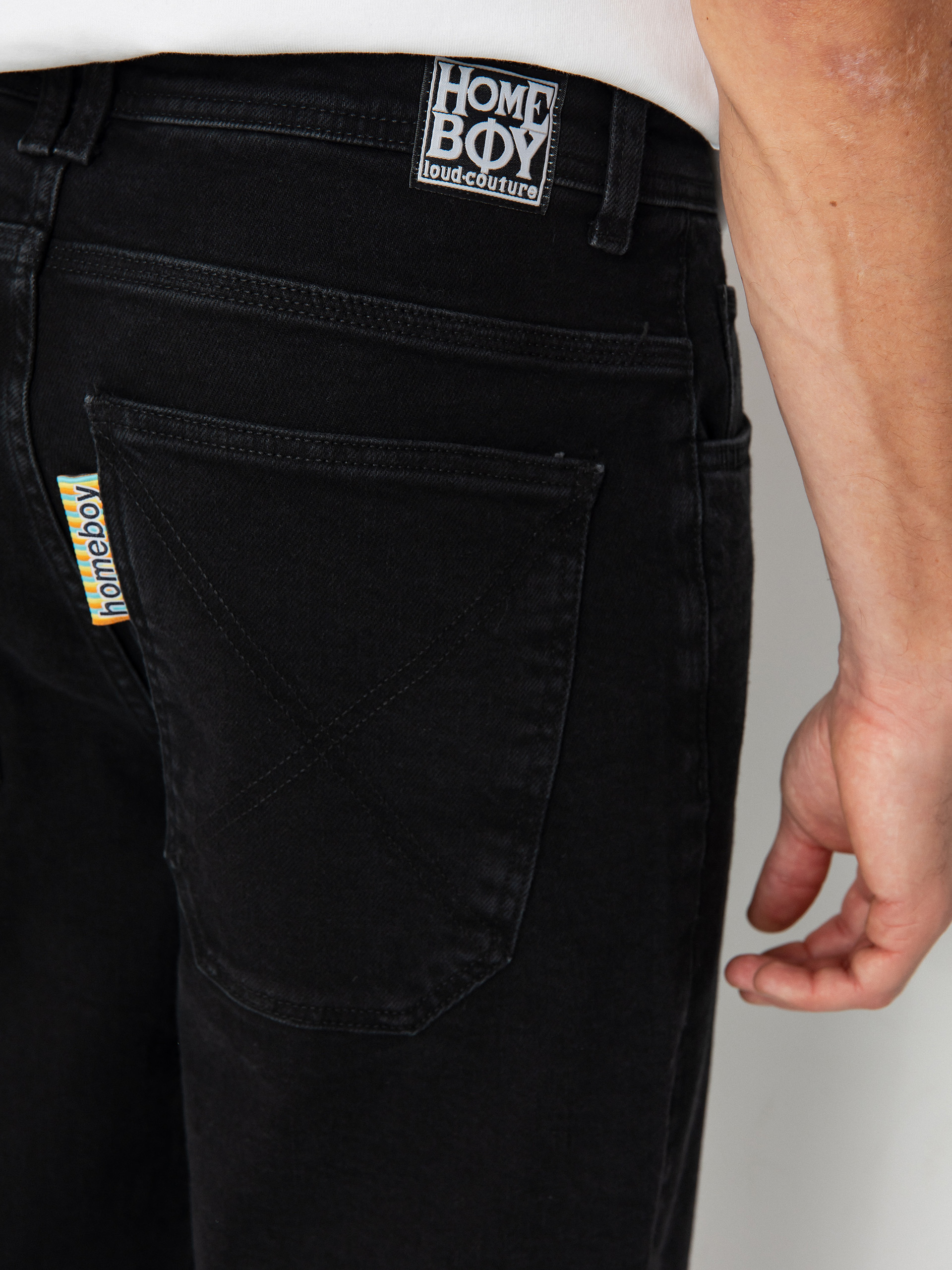 Homeboy X Tra Baggy Denim Hose (washed black)