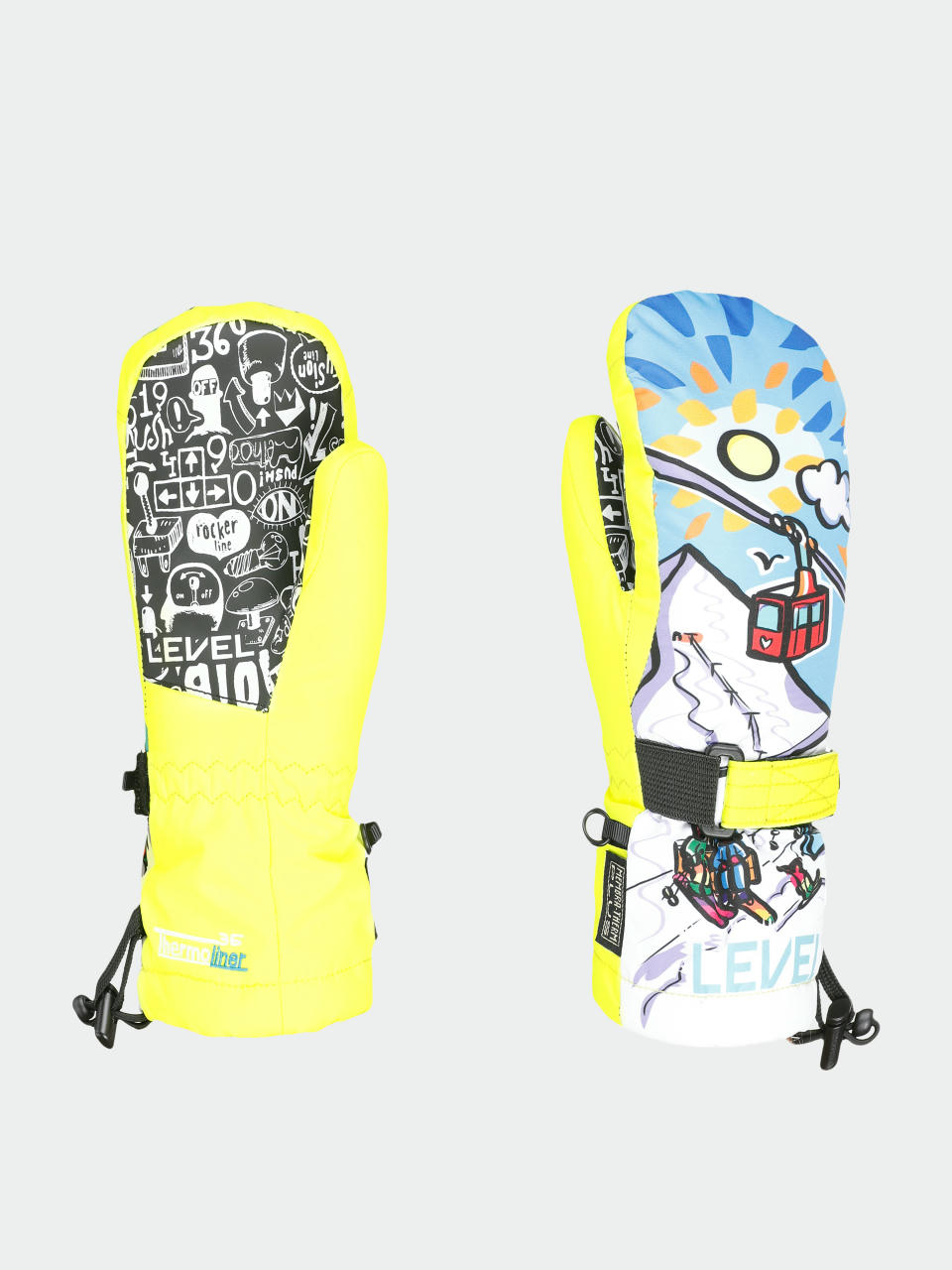 Level Gloves Junior Mitt JR (yellow)