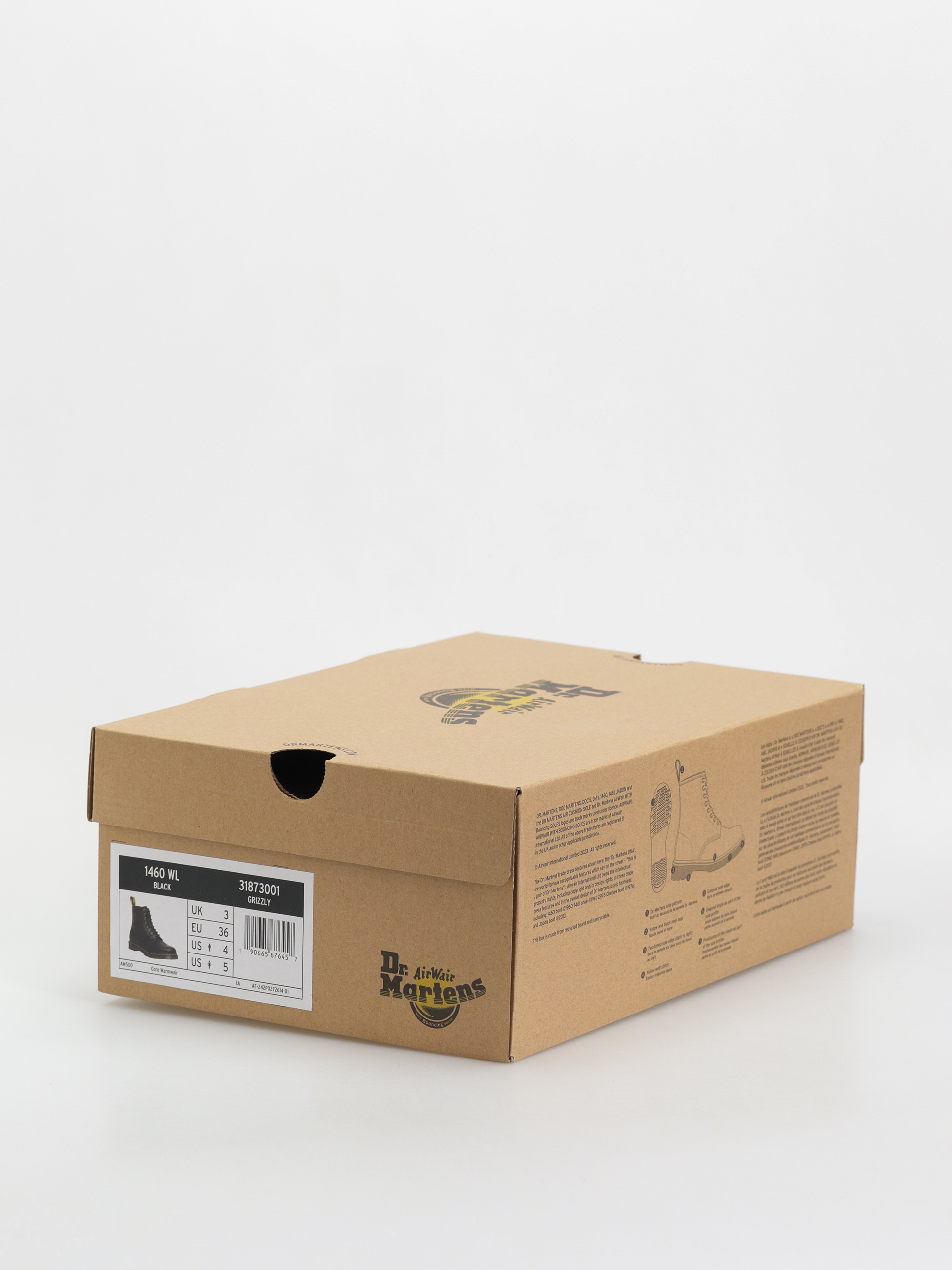 Dr. Martens Shoes 1460 WL Wmn (black grizzly)