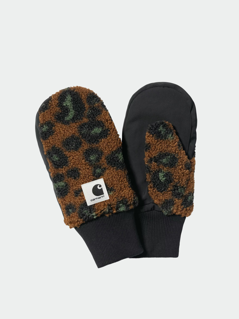 Carhartt WIP Gloves Orla (camo leo jacquard/tamarind/black)