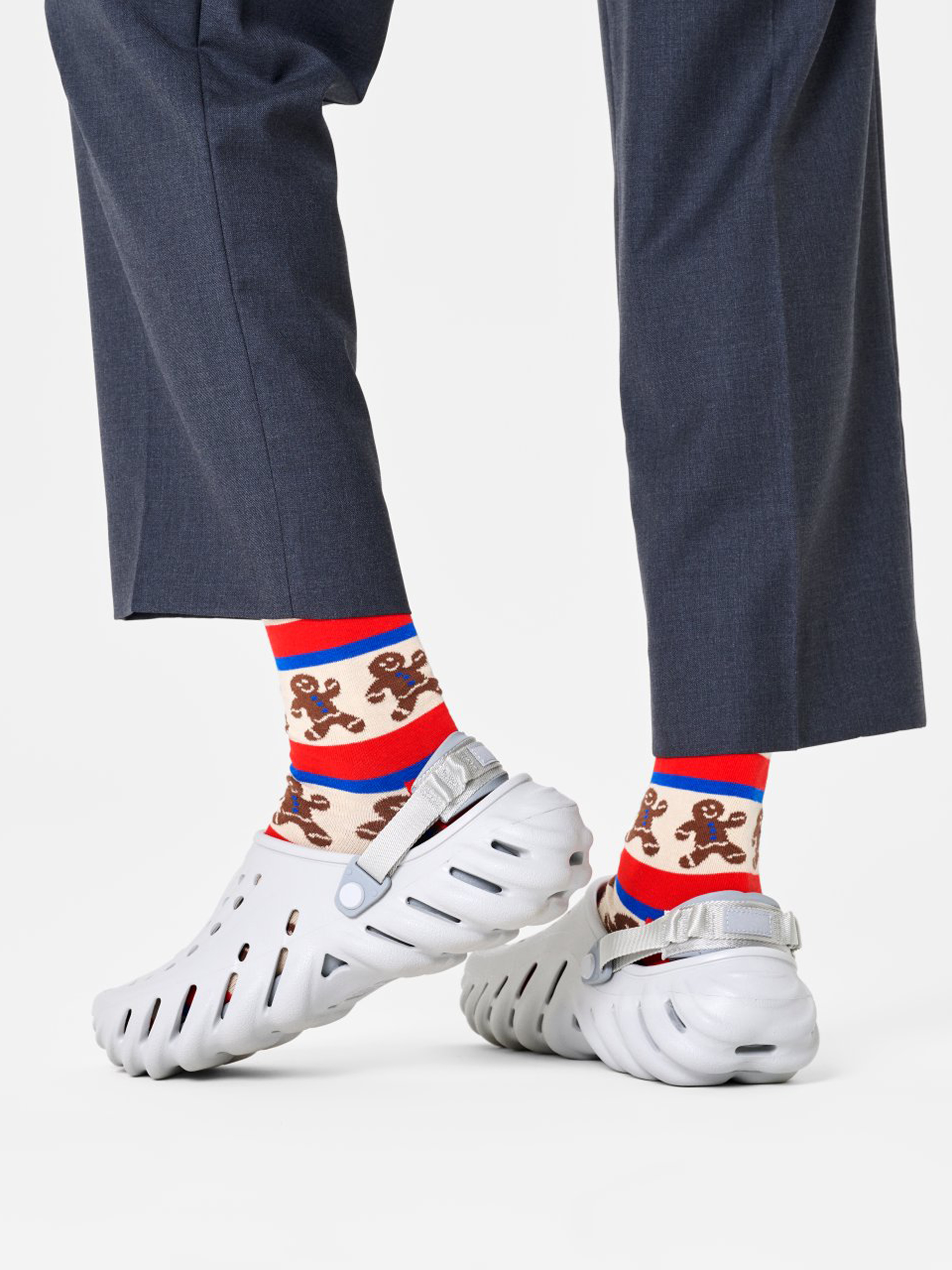 Happy Socks Socks Gingerbread Stripe (red)