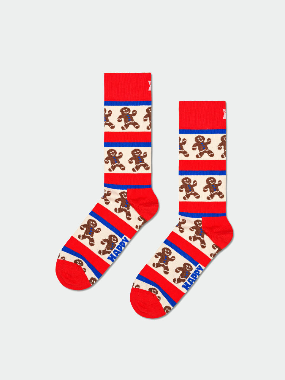 Happy Socks Socks Gingerbread Stripe (red)