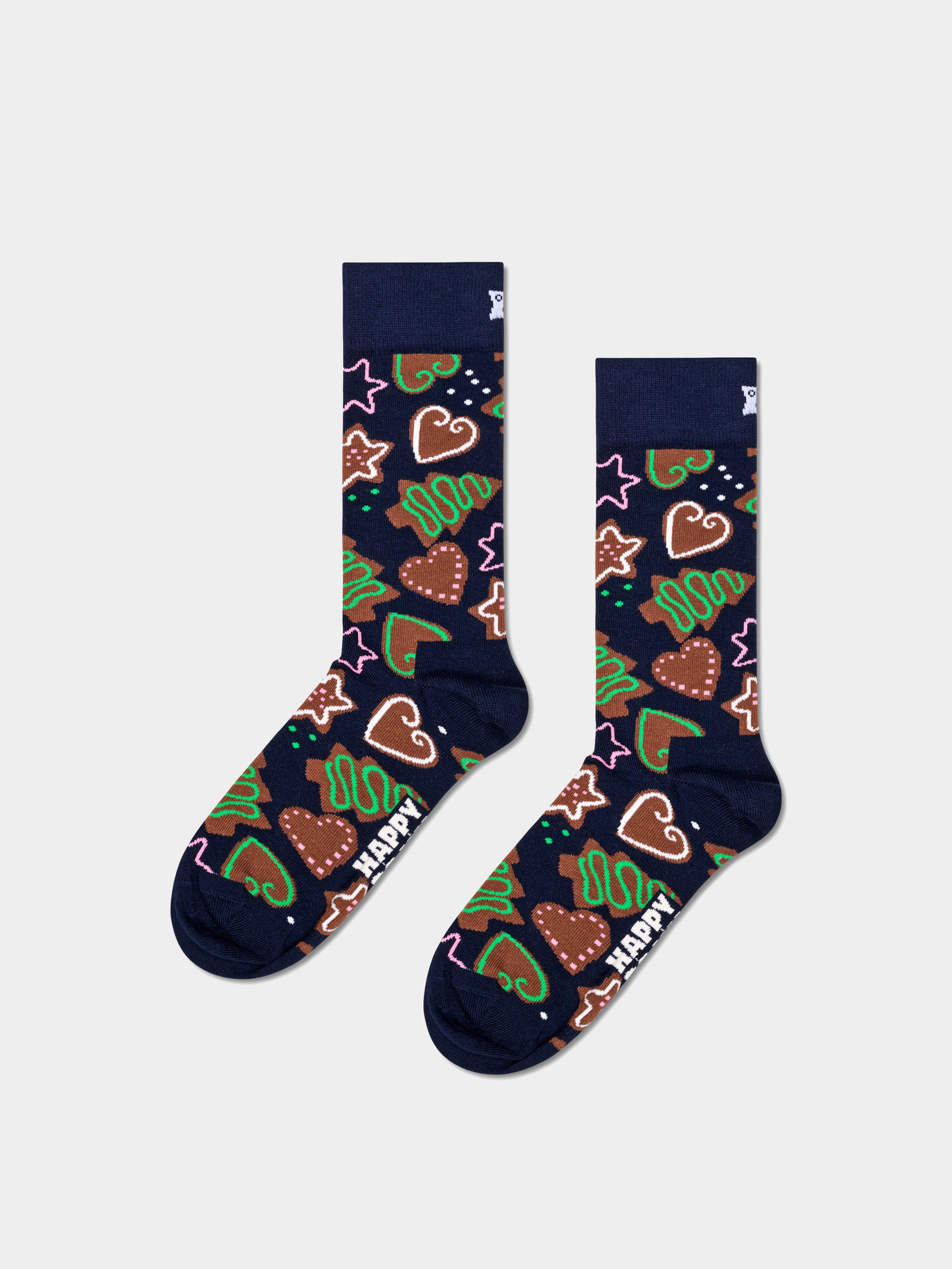 Happy Socks Socks Gingerbread Cookies (navy)