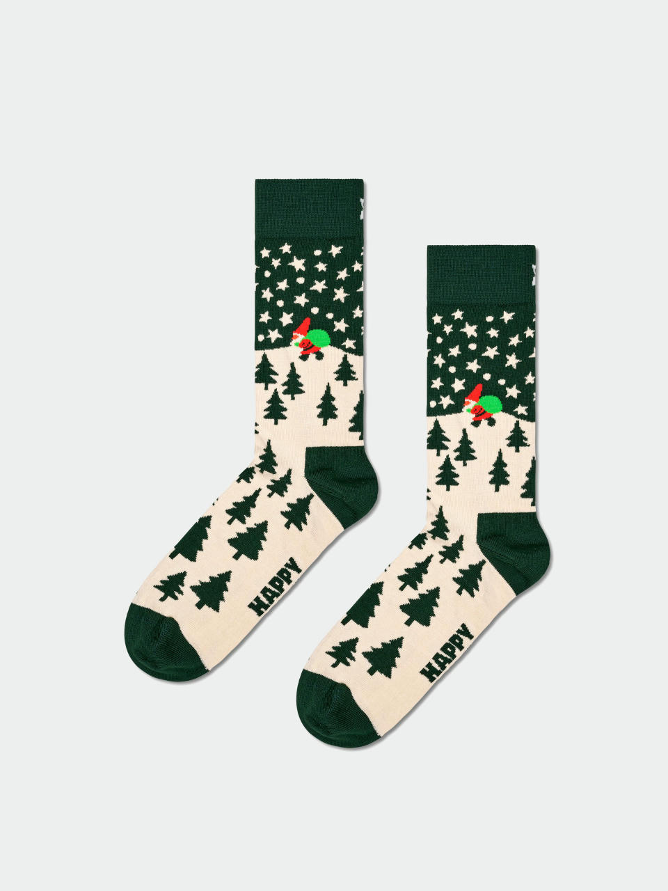 Happy Socks Socken Santa On The Way (dark green)