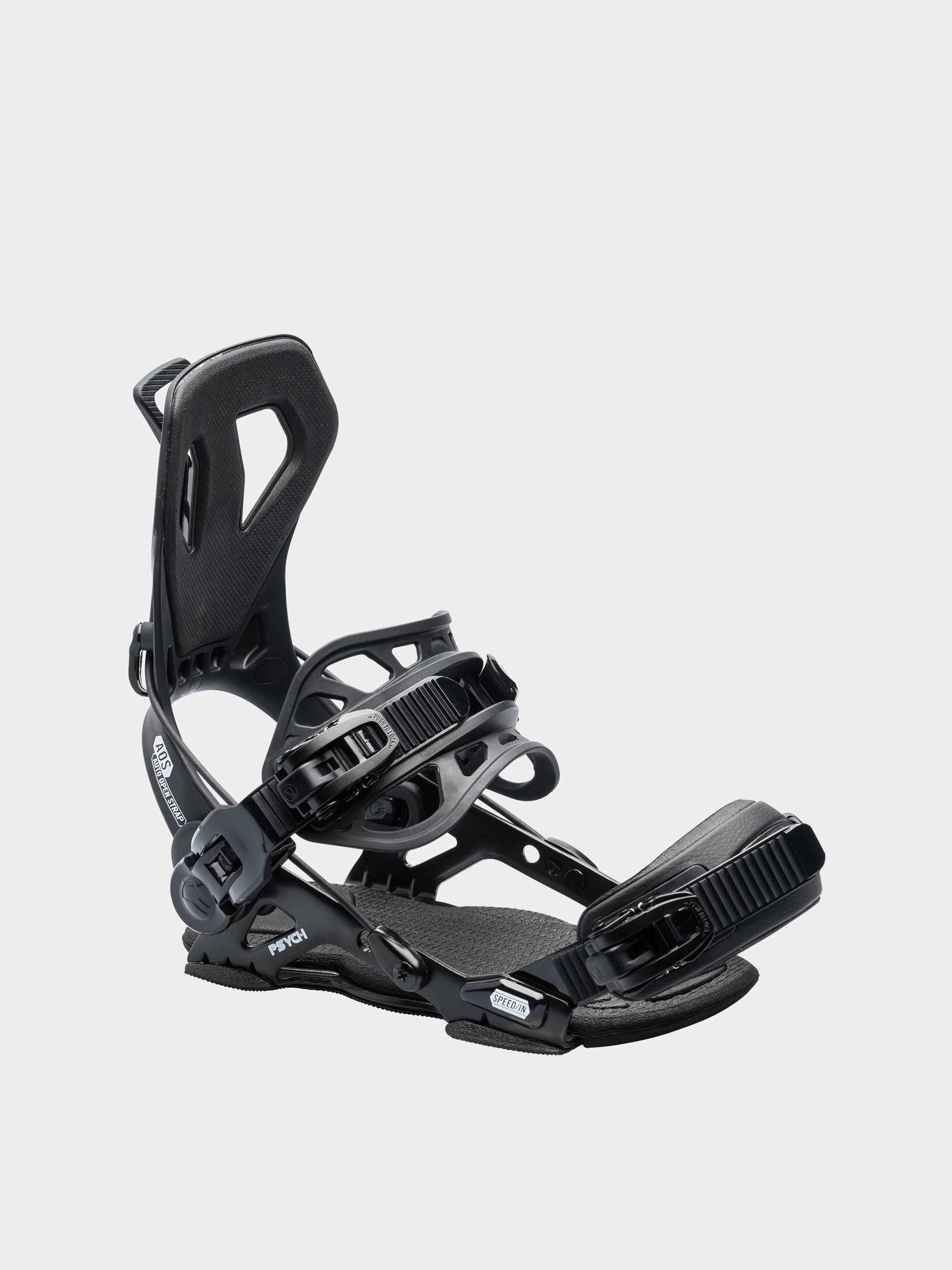 Gnu Snowboard bindings Psych (black)