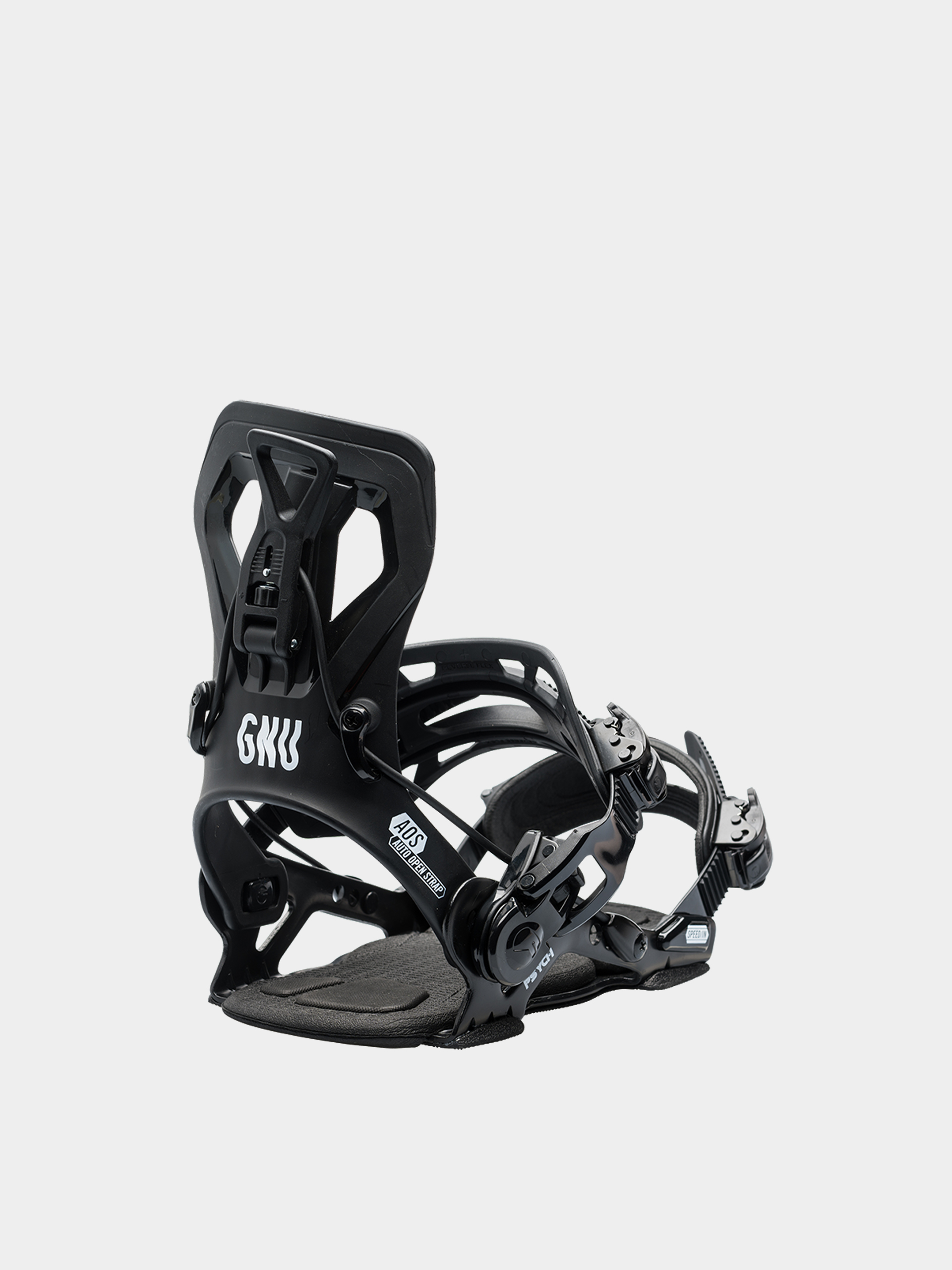 Mens Gnu Snowboard bindings Psych (black)