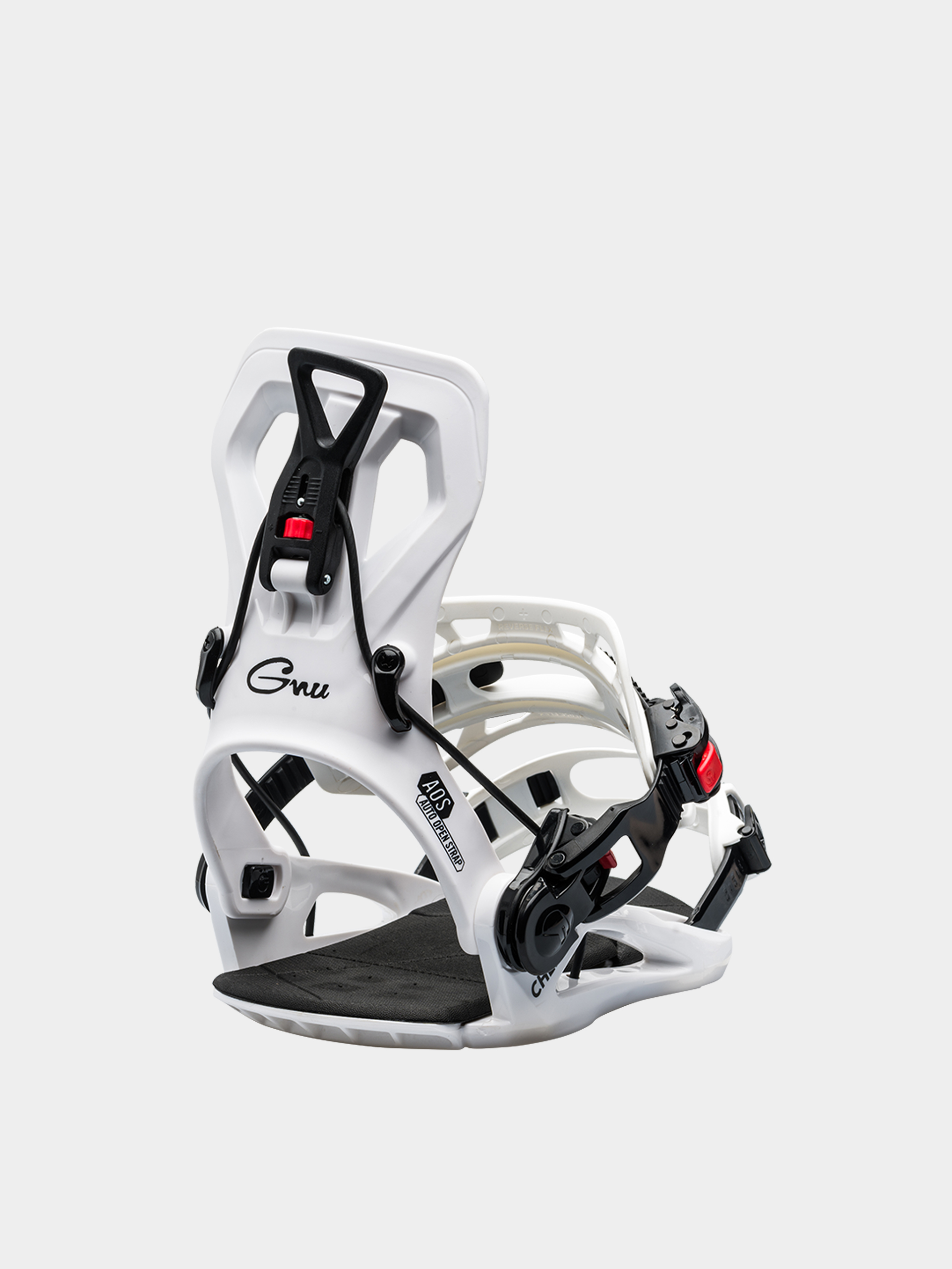 Mens Gnu Snowboard bindings Cheeter (white)