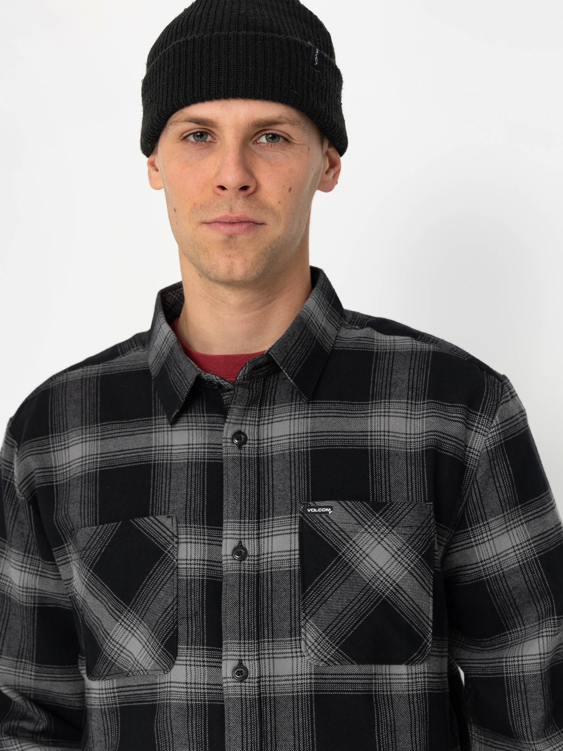 Volcom Netastone Flannel Ls Shirt (black)