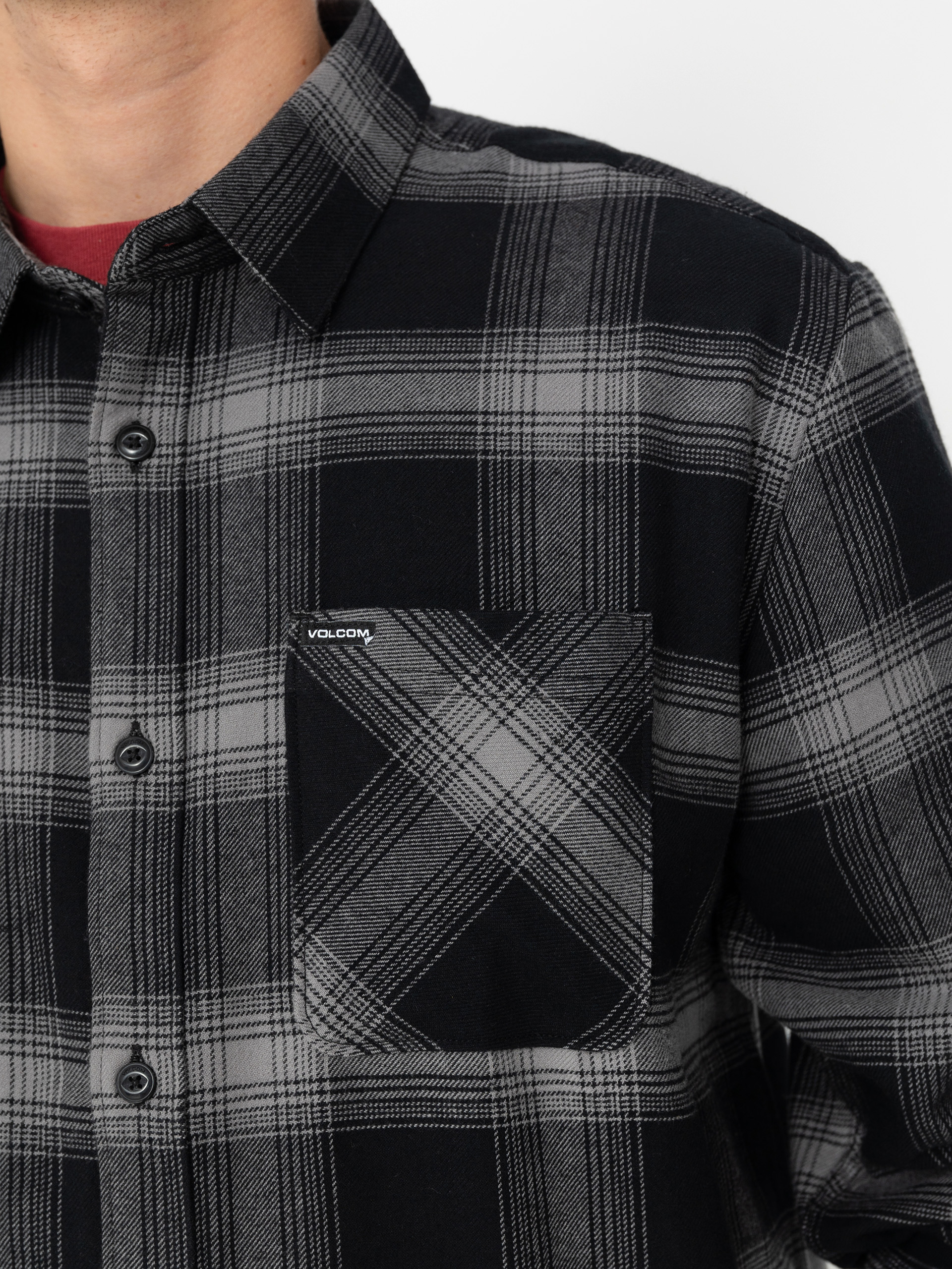 Volcom Netastone Flannel Ls Shirt (black)