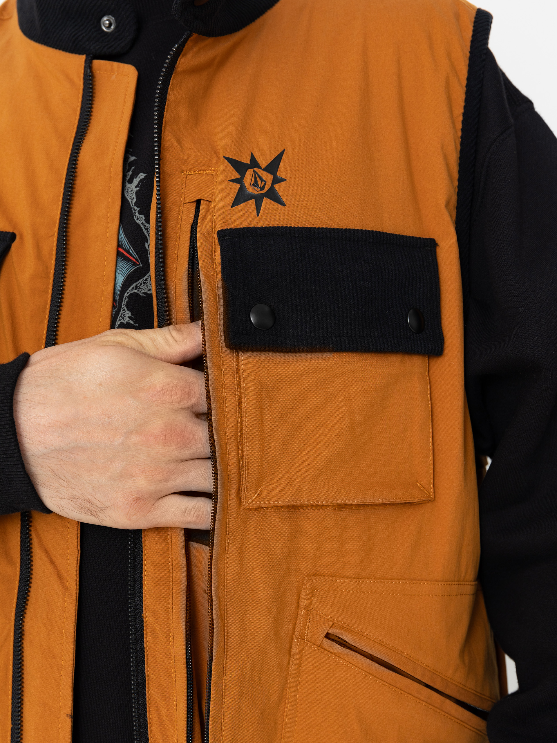 Volcom Tt B Iguchi Tds Vest Vest (chestnut brown)