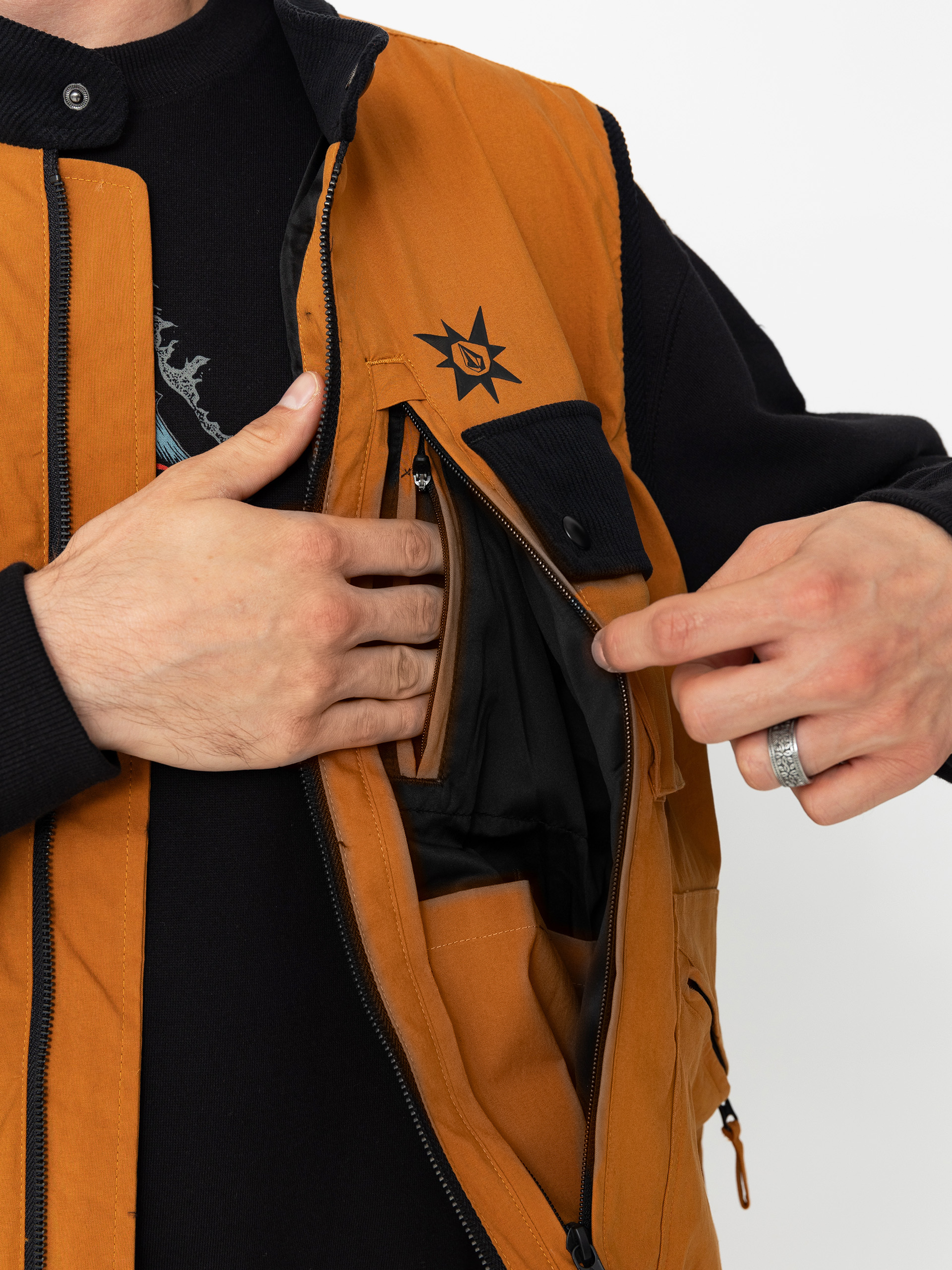 Volcom Tt B Iguchi Tds Vest Vest (chestnut brown)