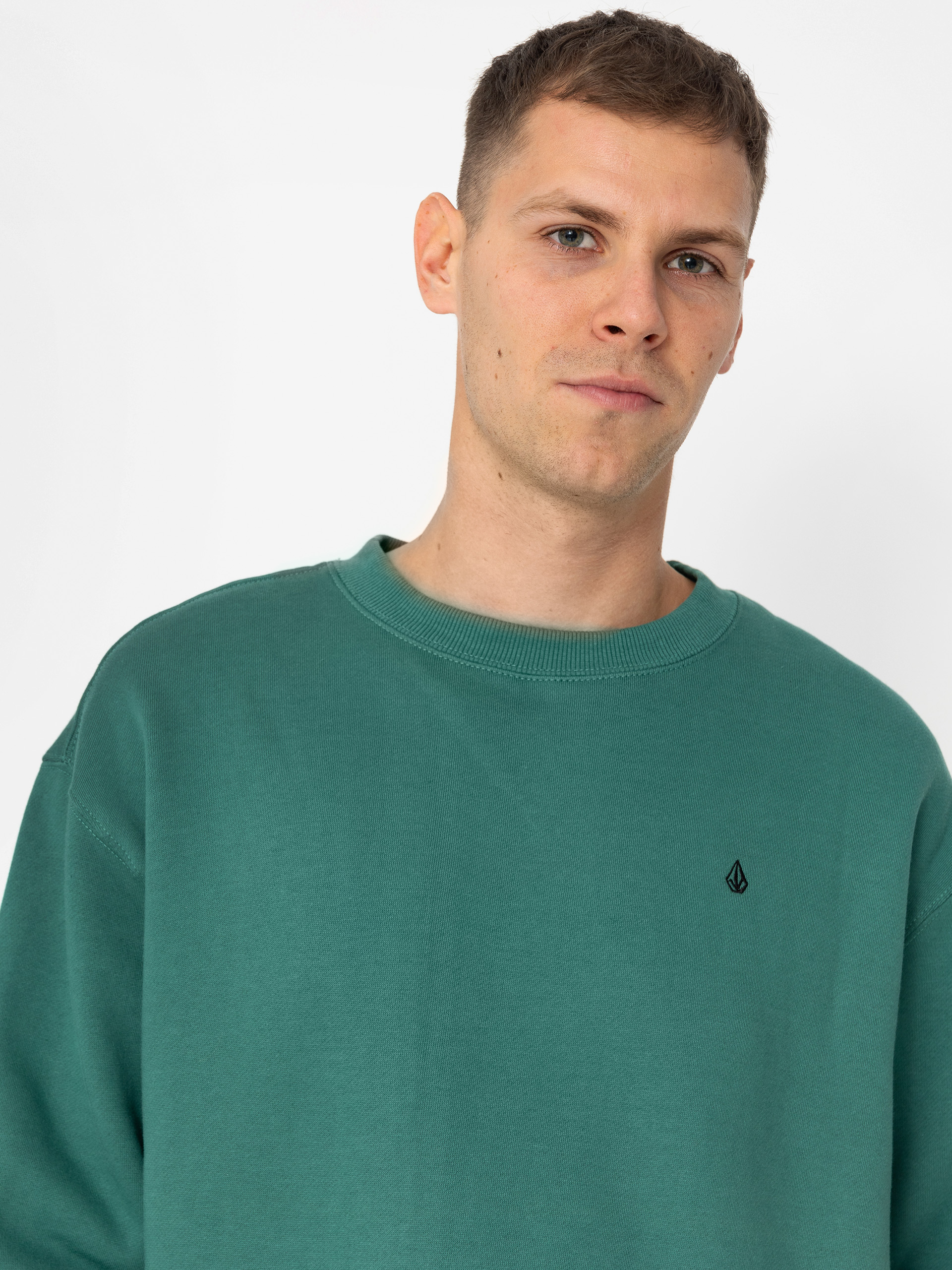 Volcom Single Stone Crew Sweatshirt (sea green)
