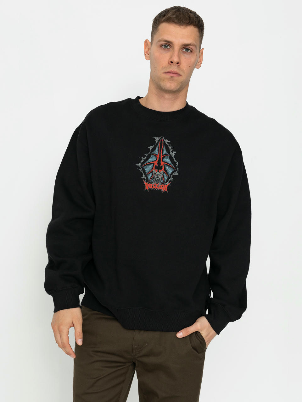 Volcom Watanite Crew Sweatshirt (black)