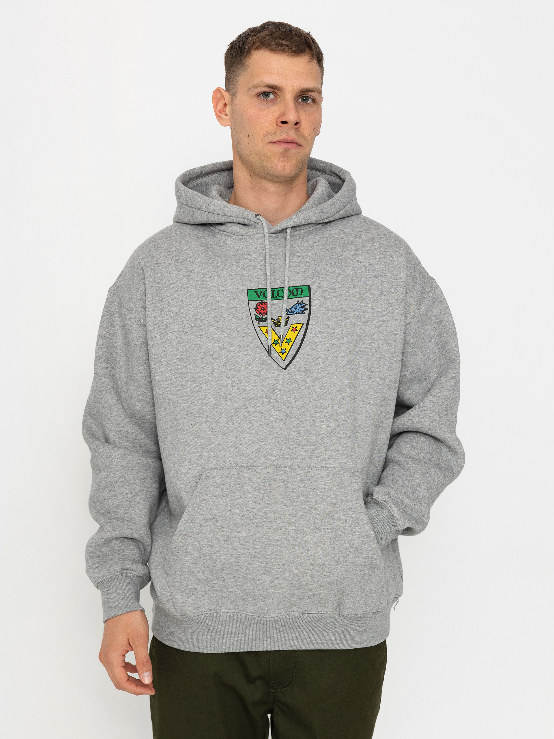 Volcom Fergadelic HD Hoodie grey (heather grey)