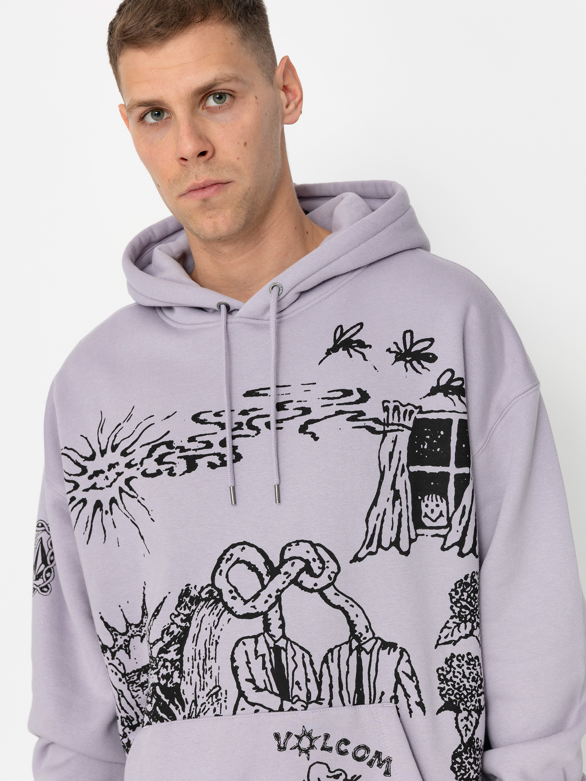 Volcom Fa Keutchi 2 HD Hoodie (light purple)