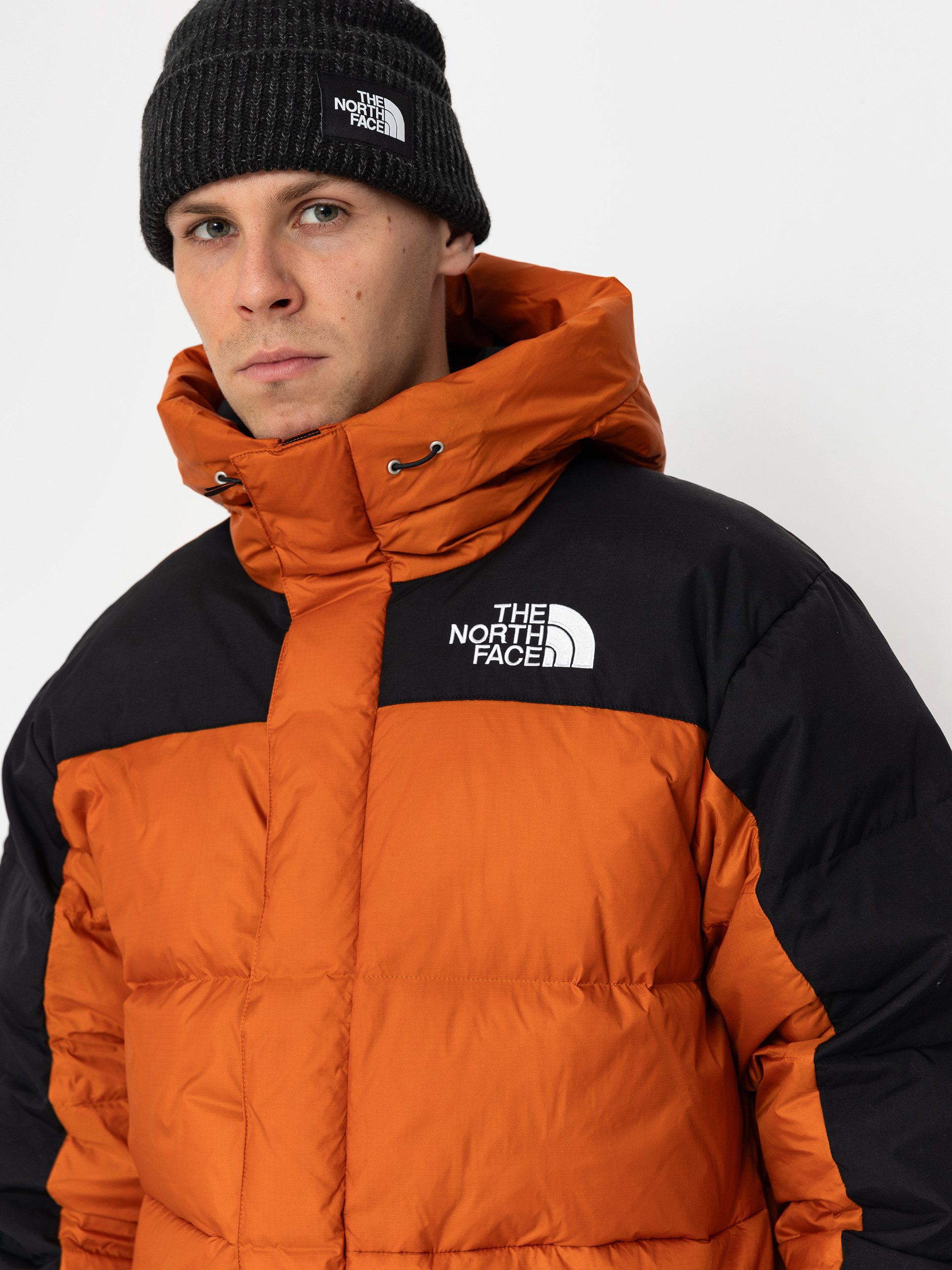 The North Face Hmlyn Down Parka Jacket orange earthen copper tnf blac