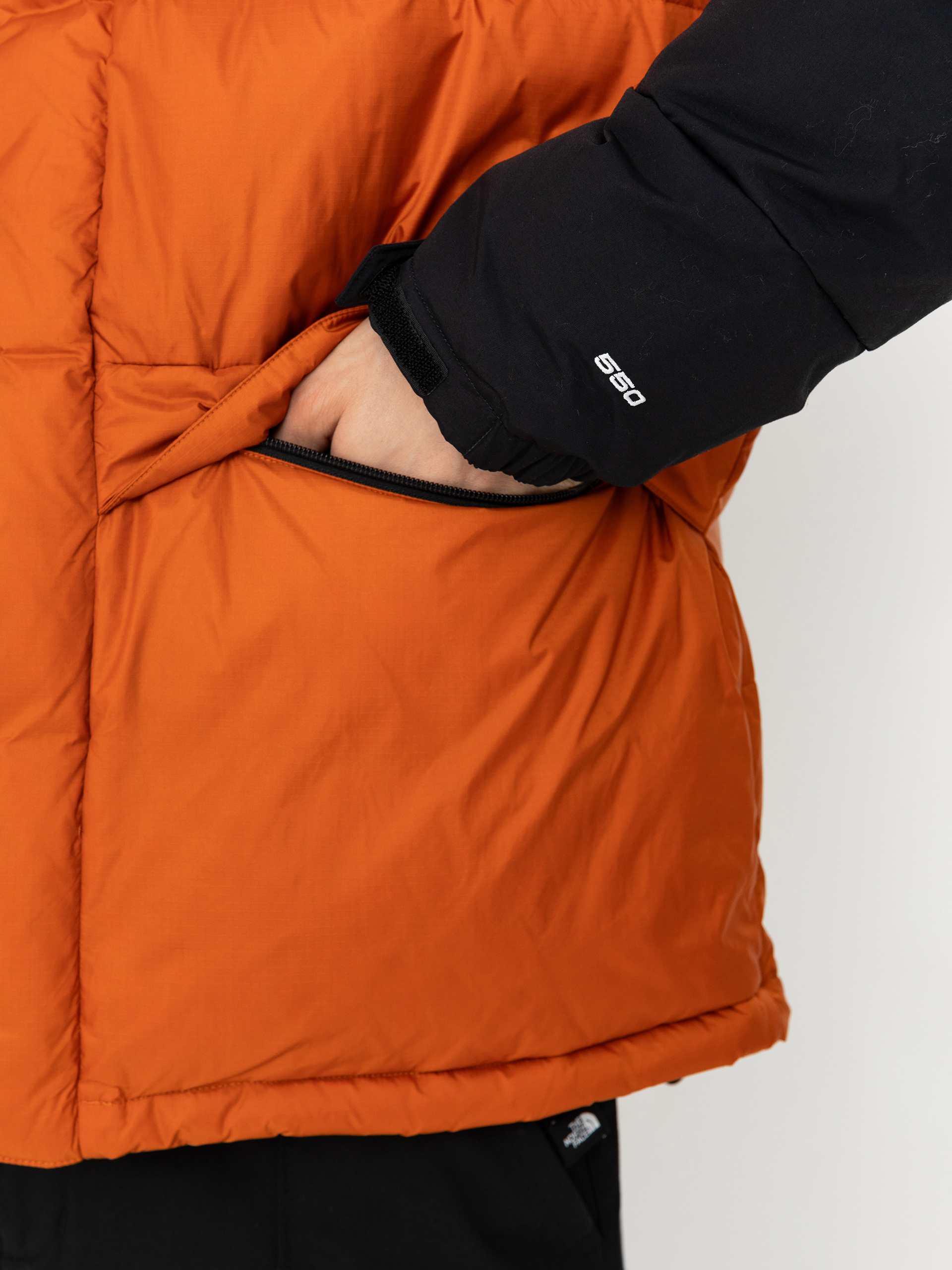 The North Face Hmlyn Down Parka Jacket (earthen copper/tnf blac)