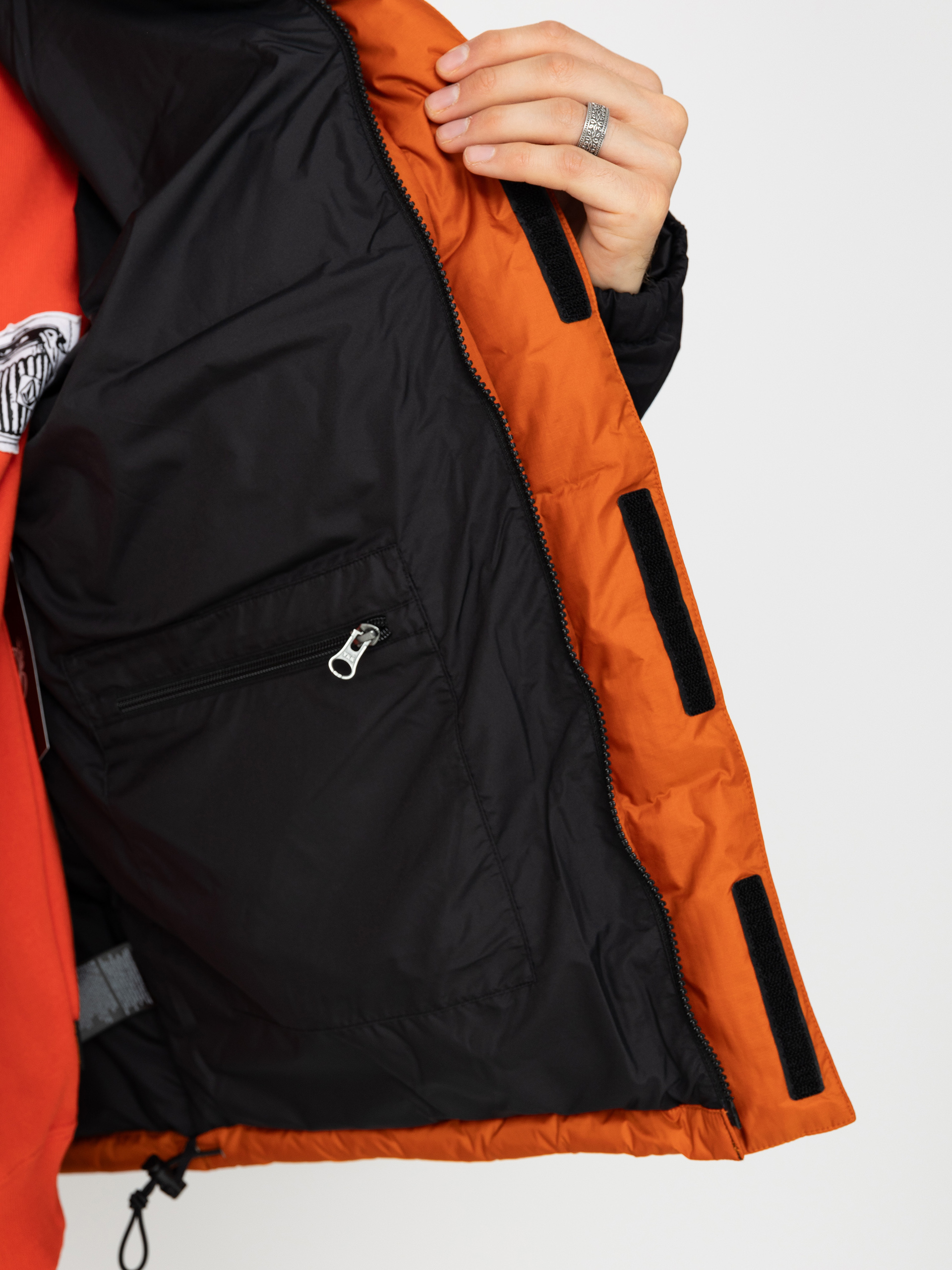 The North Face Hmlyn Down Parka Jacket (earthen copper/tnf blac)