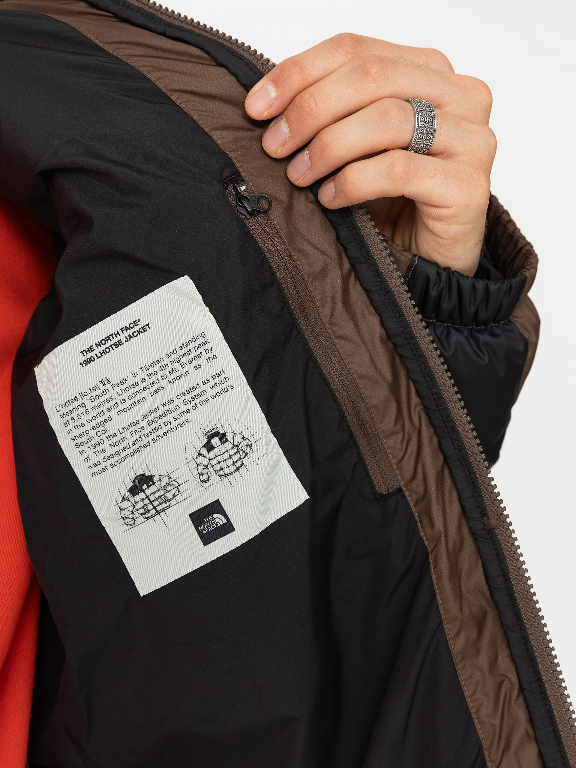 The North Face Lhotse Hooded Jacke (smokey brown)