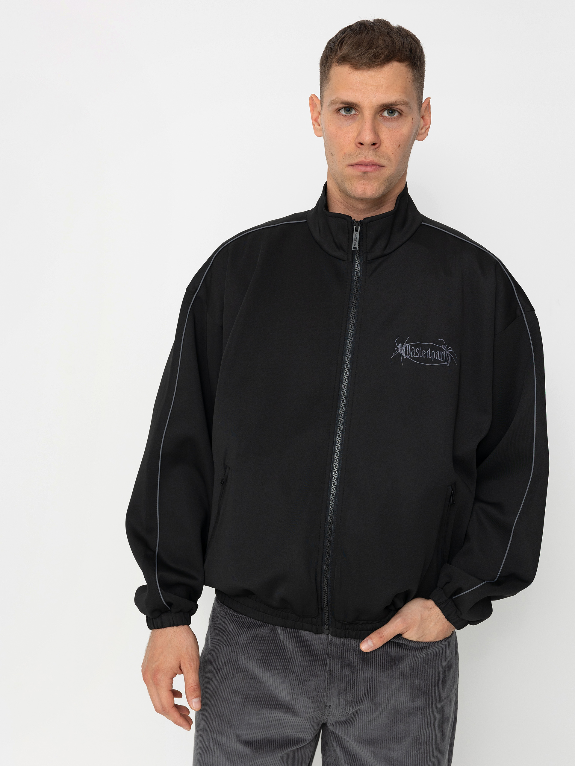 Wasted Paris Boiler Reset Track Jacket - black (black)