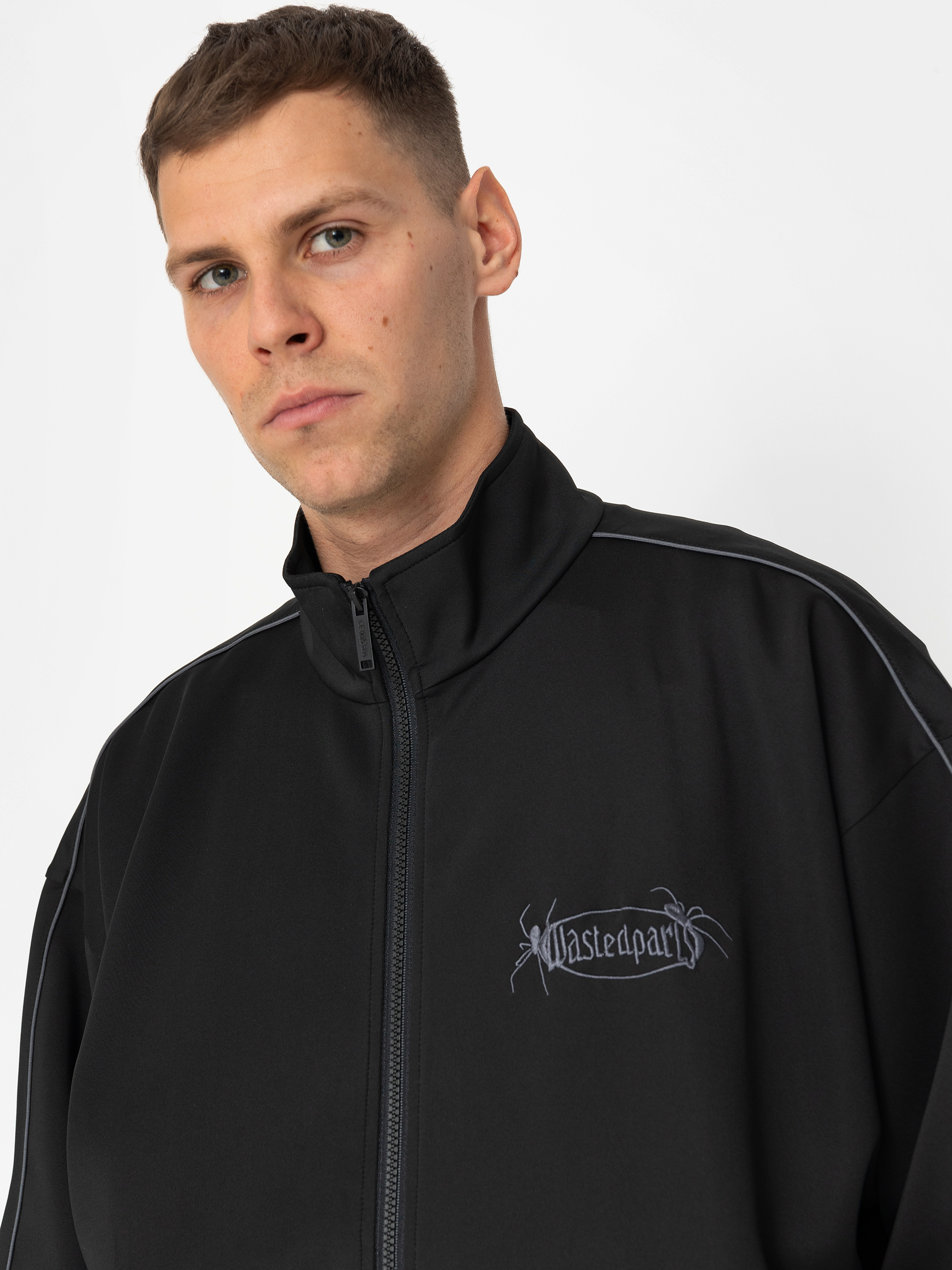 Wasted Paris Boiler Reset Track Jacket - black (black)