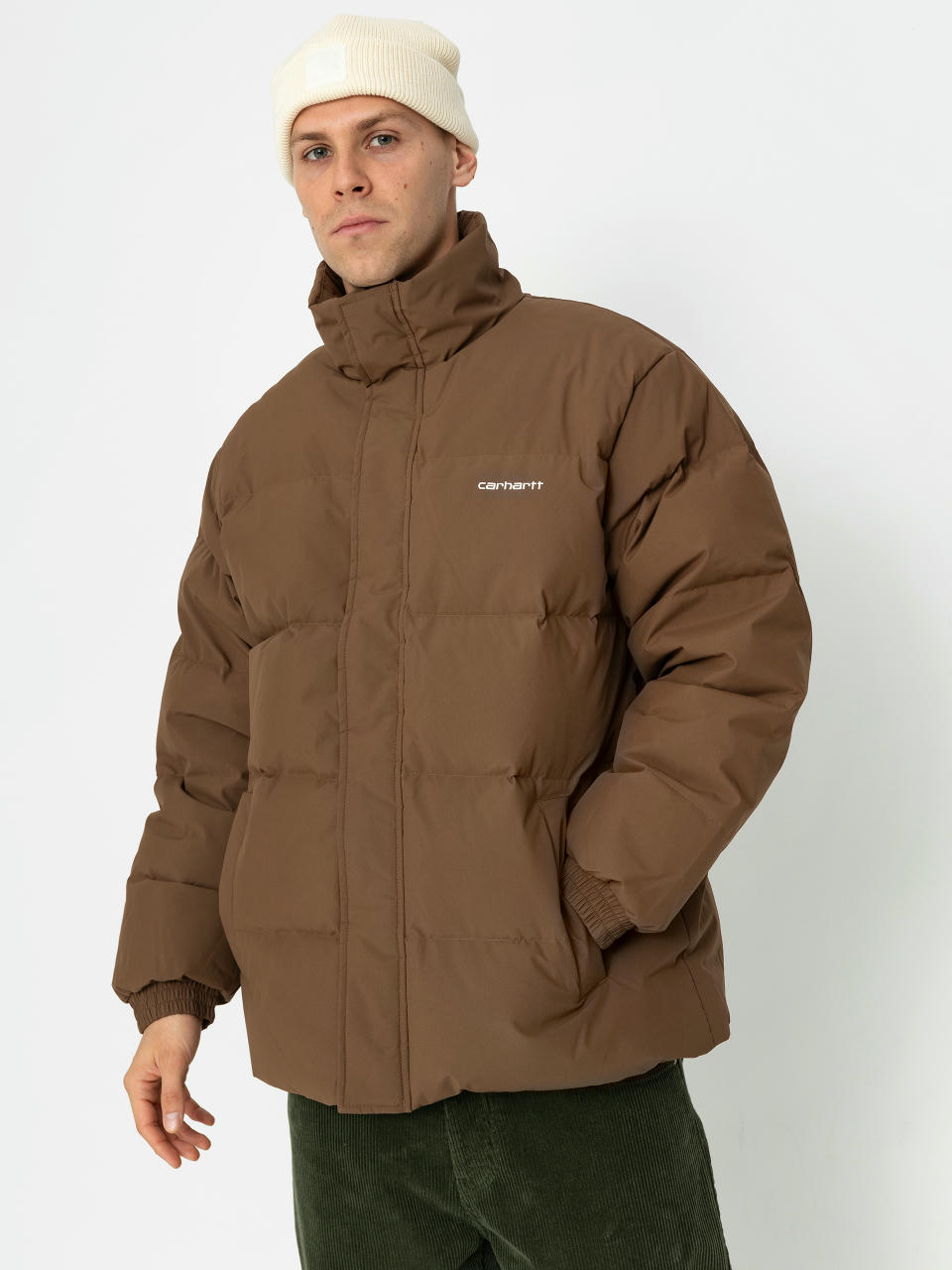 Carhartt WIP Jacke Danville (chocolate/white)