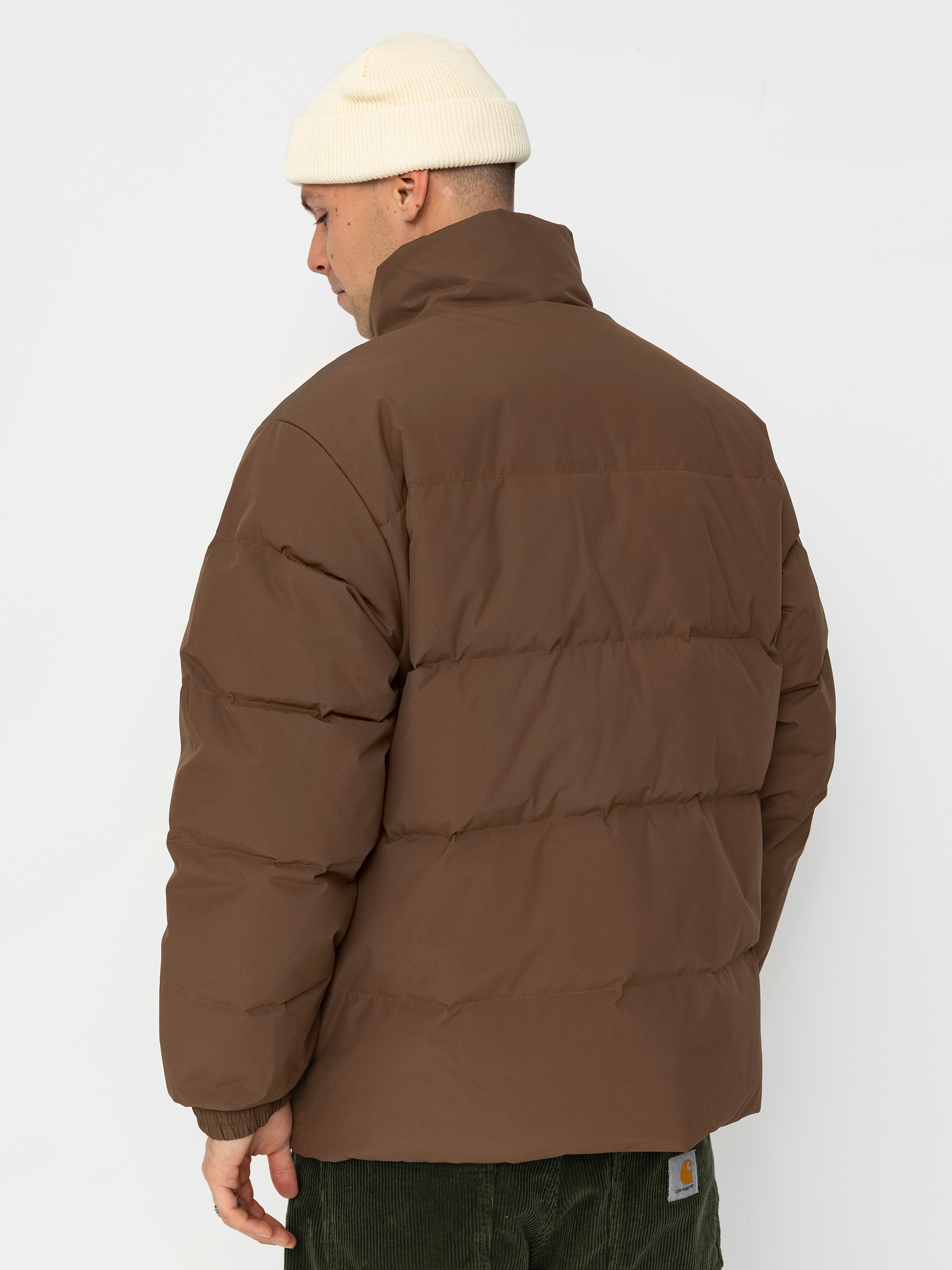 Carhartt WIP Jacket Danville - brown (chocolate/white)