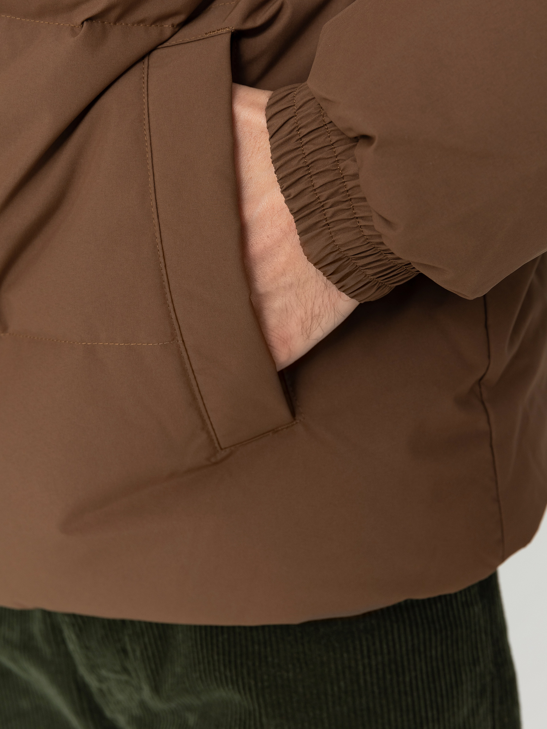 Carhartt WIP Jacket Danville - brown (chocolate/white)
