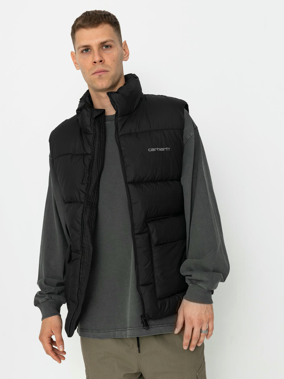 Carhartt WIP Vest Springfield (black/misty grey)