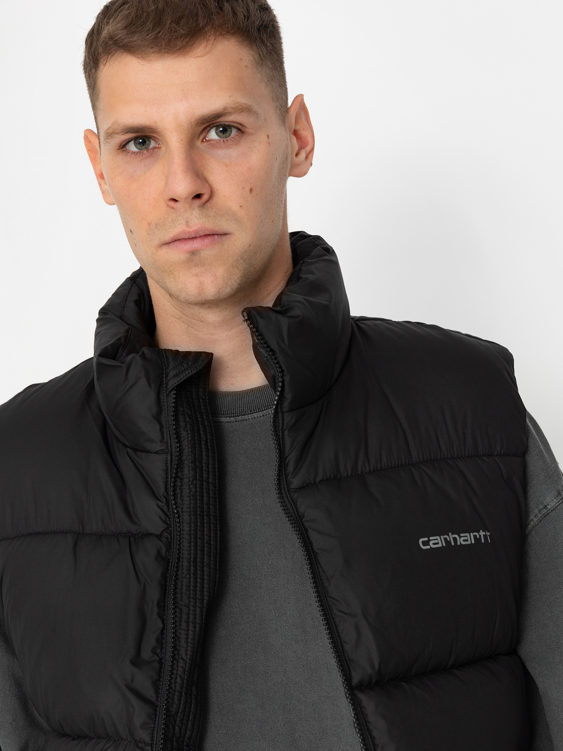 Carhartt WIP Vest Springfield (black/misty grey)