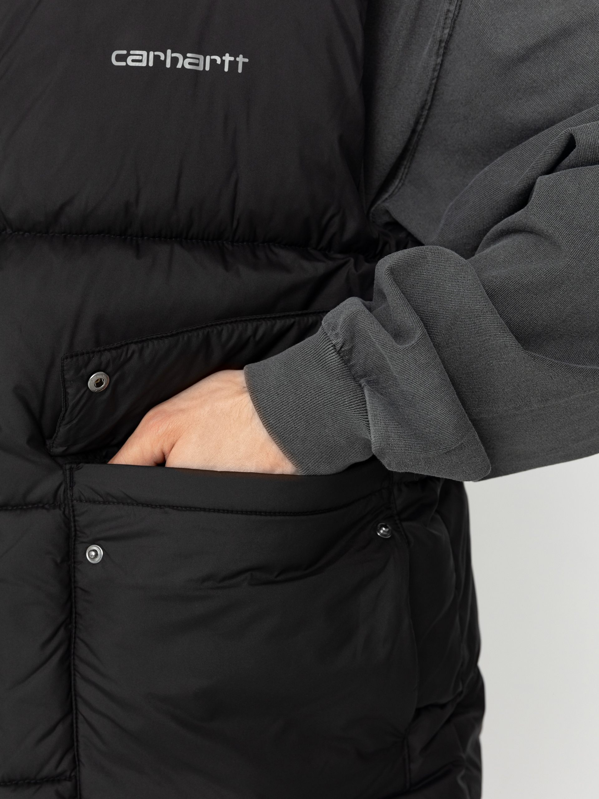 Carhartt WIP Vest Springfield (black/misty grey)