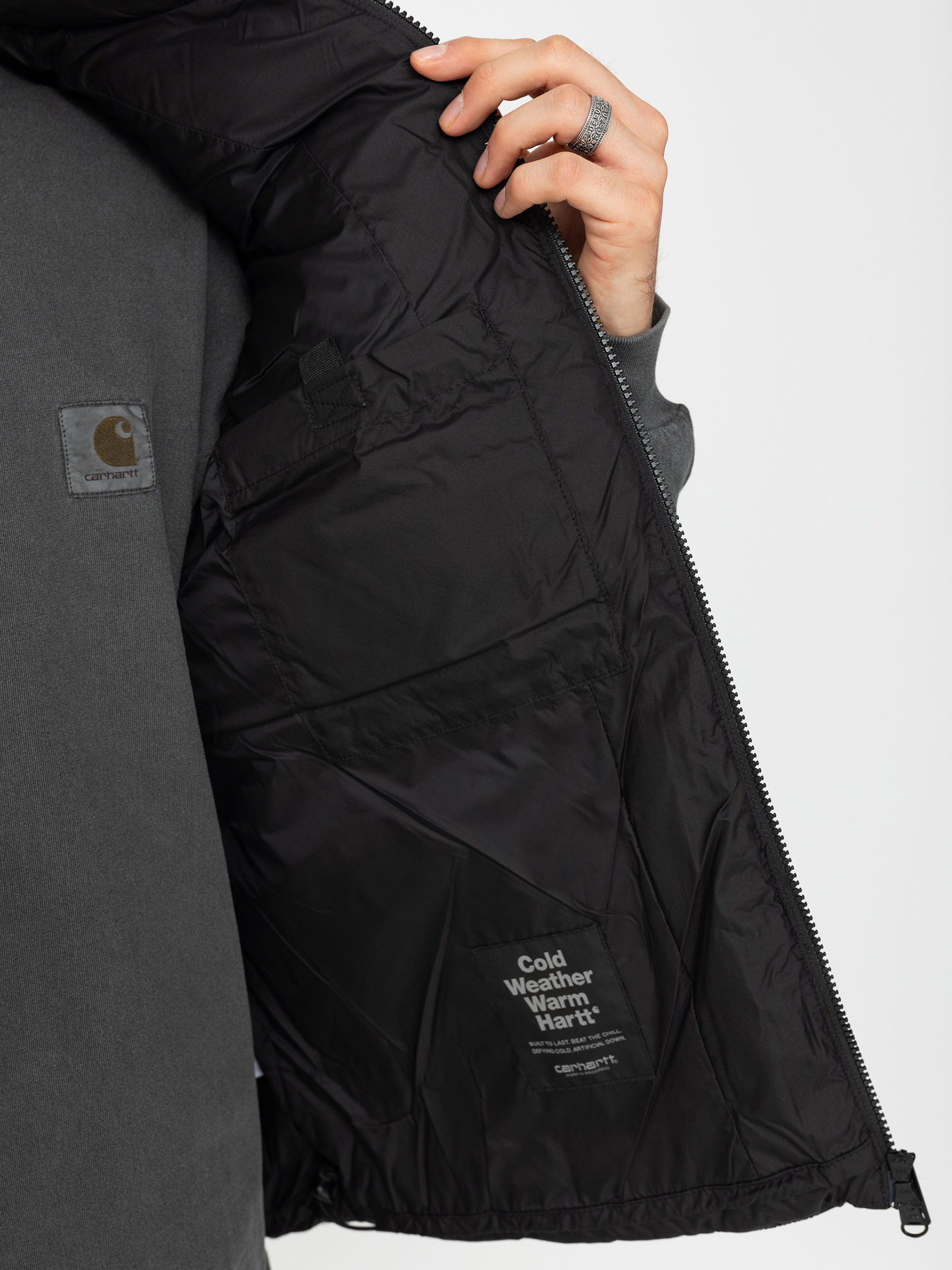 Carhartt WIP Vest Springfield (black/misty grey)