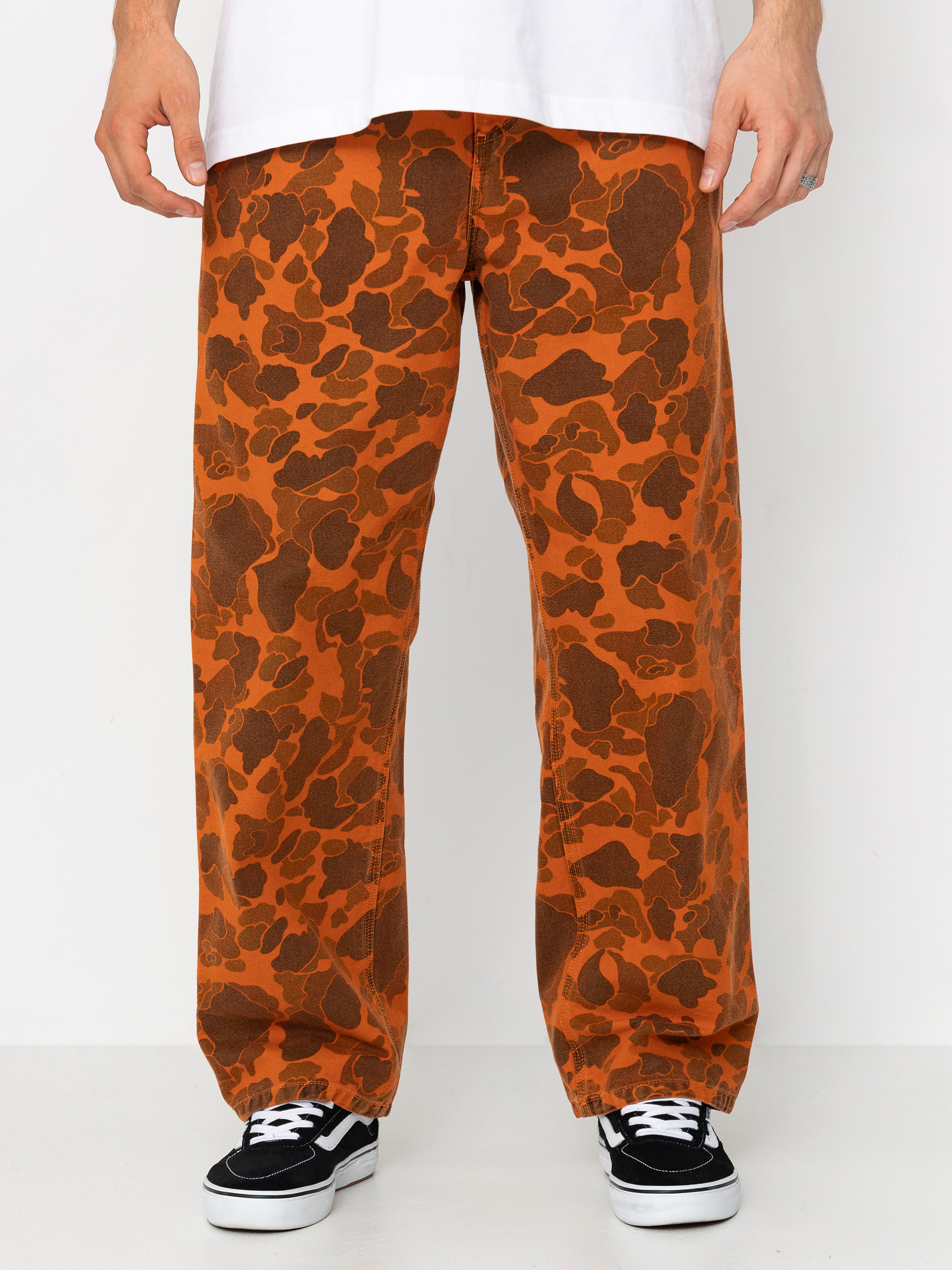 Carhartt WIP Pants Duck Single Knee - camo (camo duck/green/turmeric)