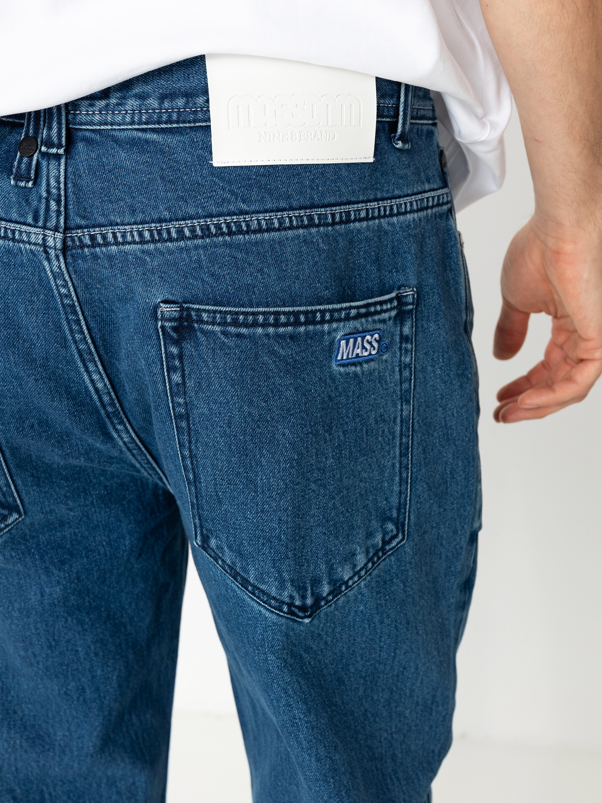 MassDnm Jeans Box Pants (blue)