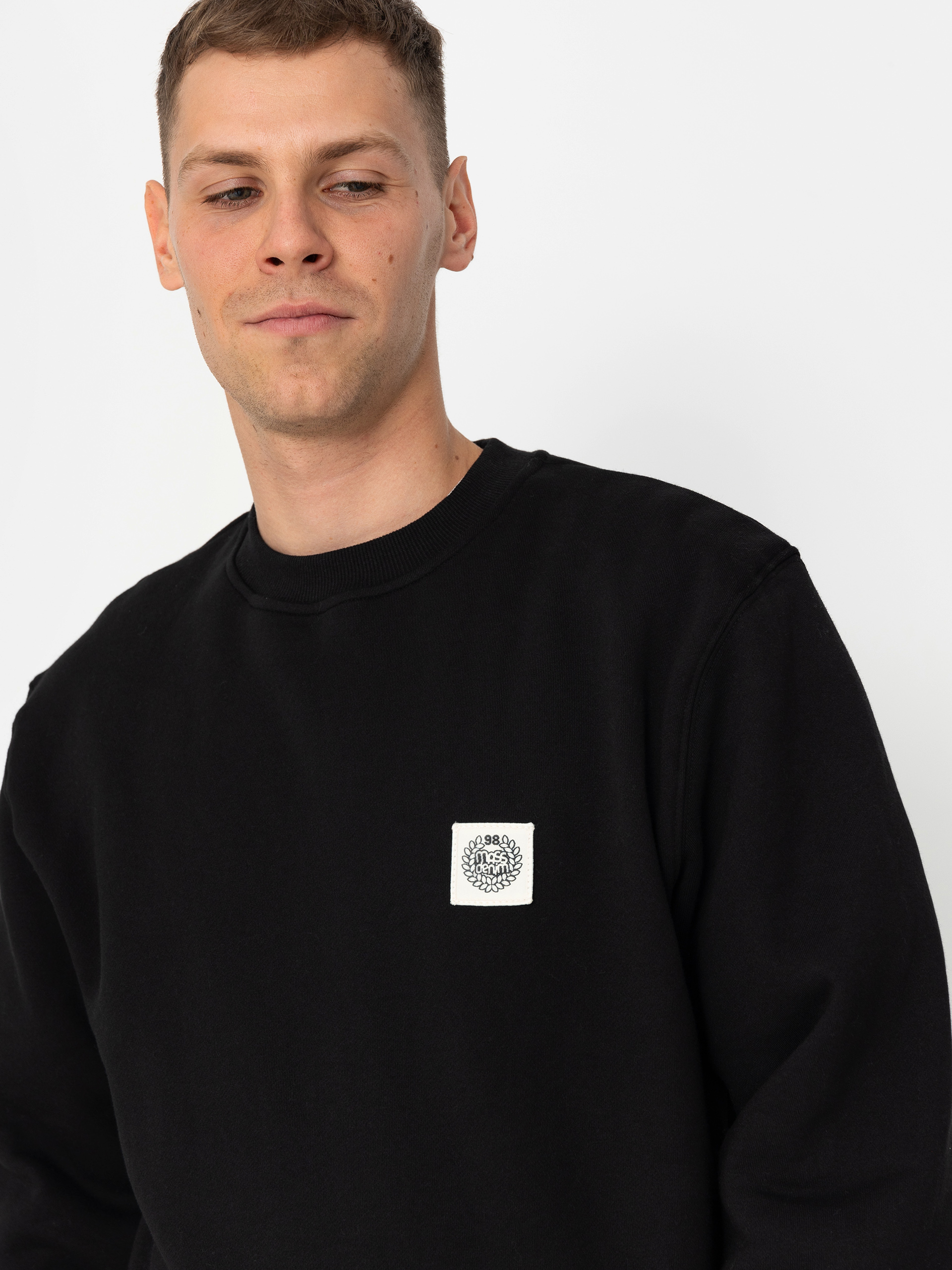 MassDnm Patch Crew Sweatshirt (black)