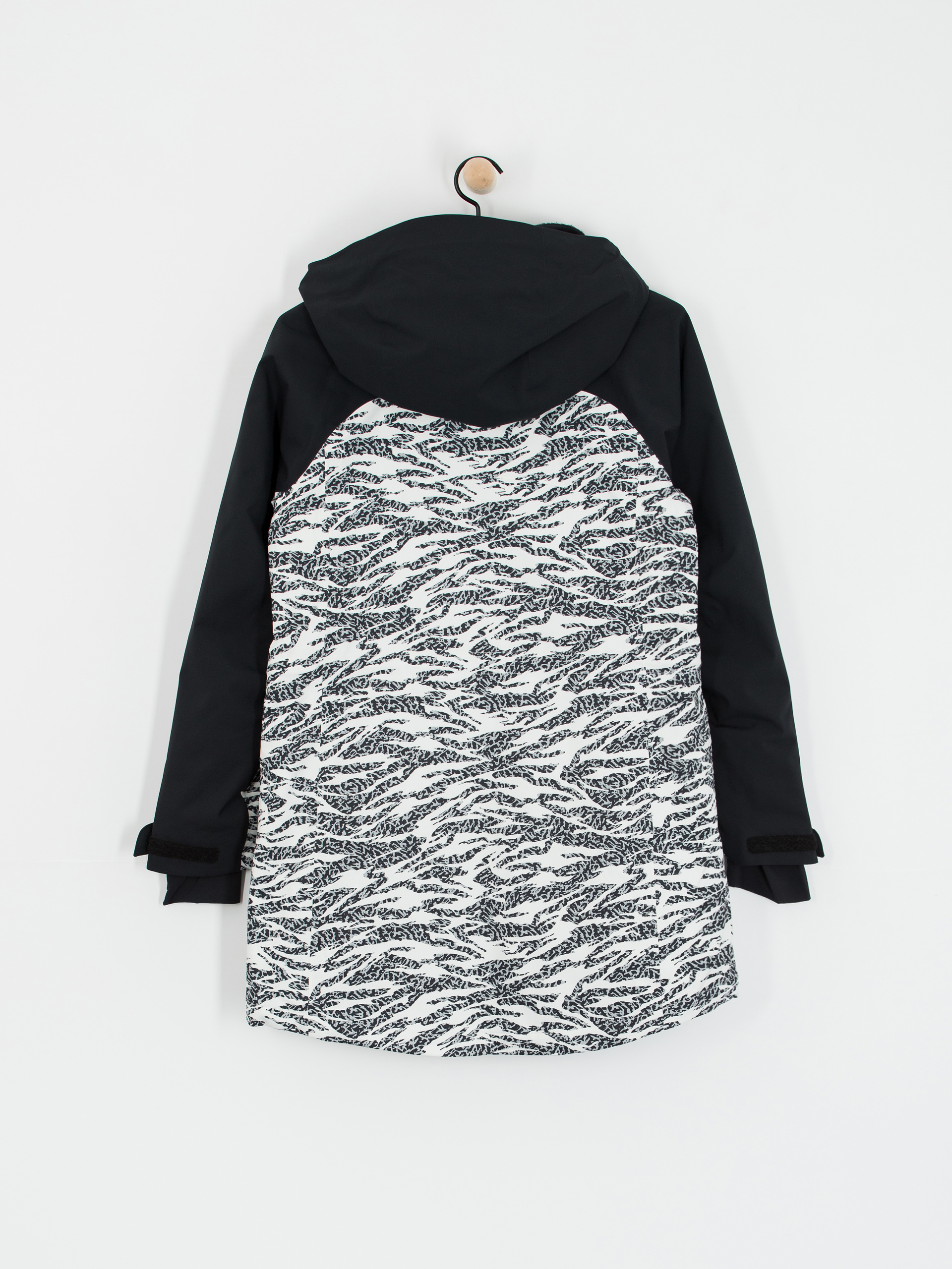 Womens Burton Prowess 2.0 Snowboard jacket (true black/zebra camo)