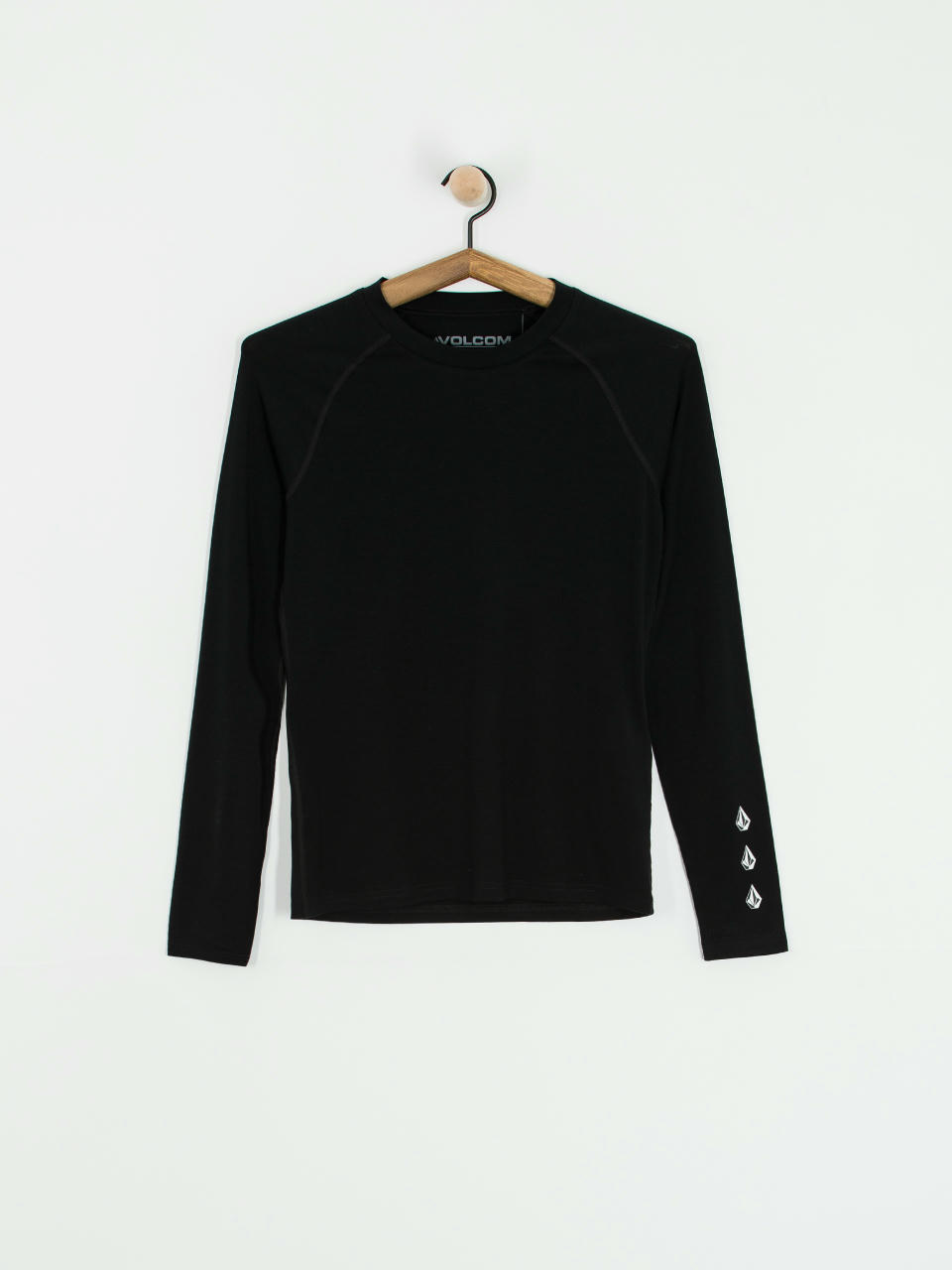 Damen Volcom Longsleeve Merino Blend Crew (black)