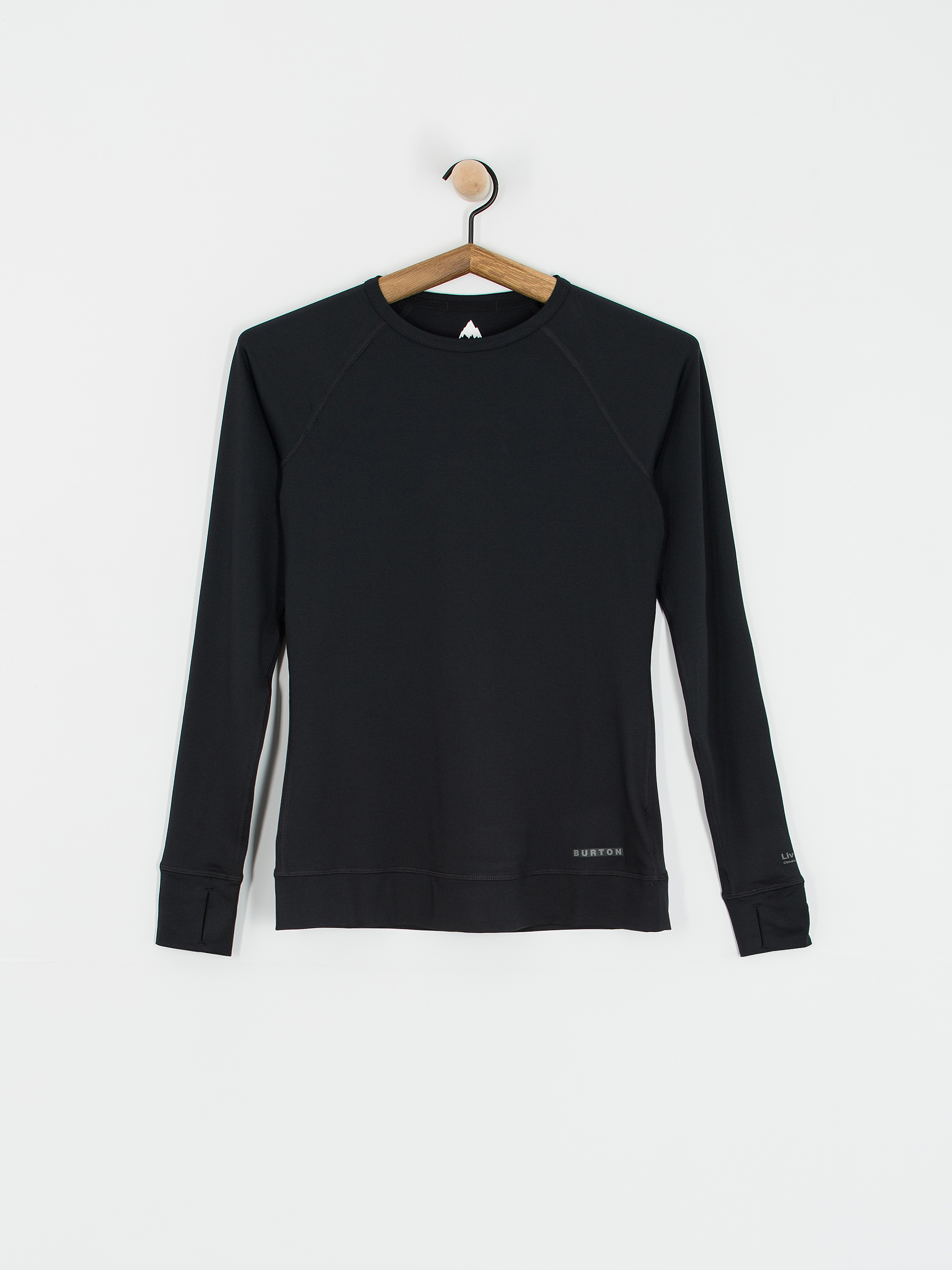 Womens Burton Longsleeve Lightweight X Crew (true black)