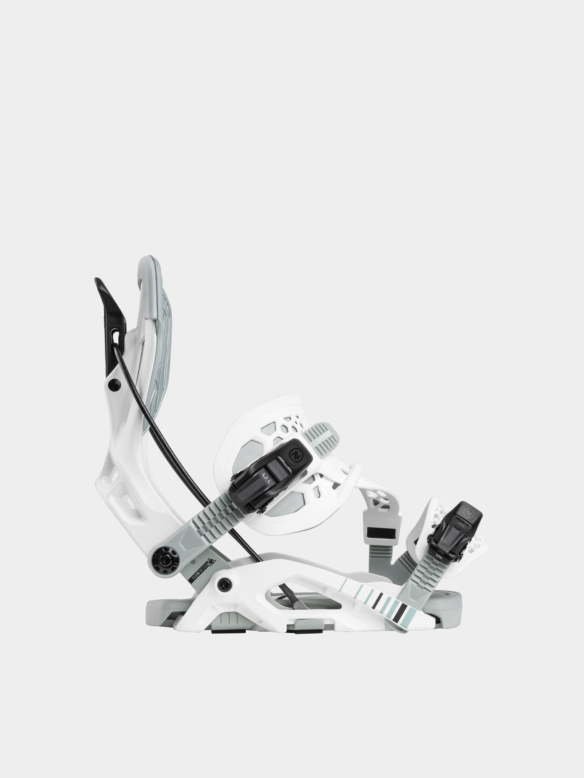 Nidecker Snowboard bindings Flow Fuse Hybrid (white)
