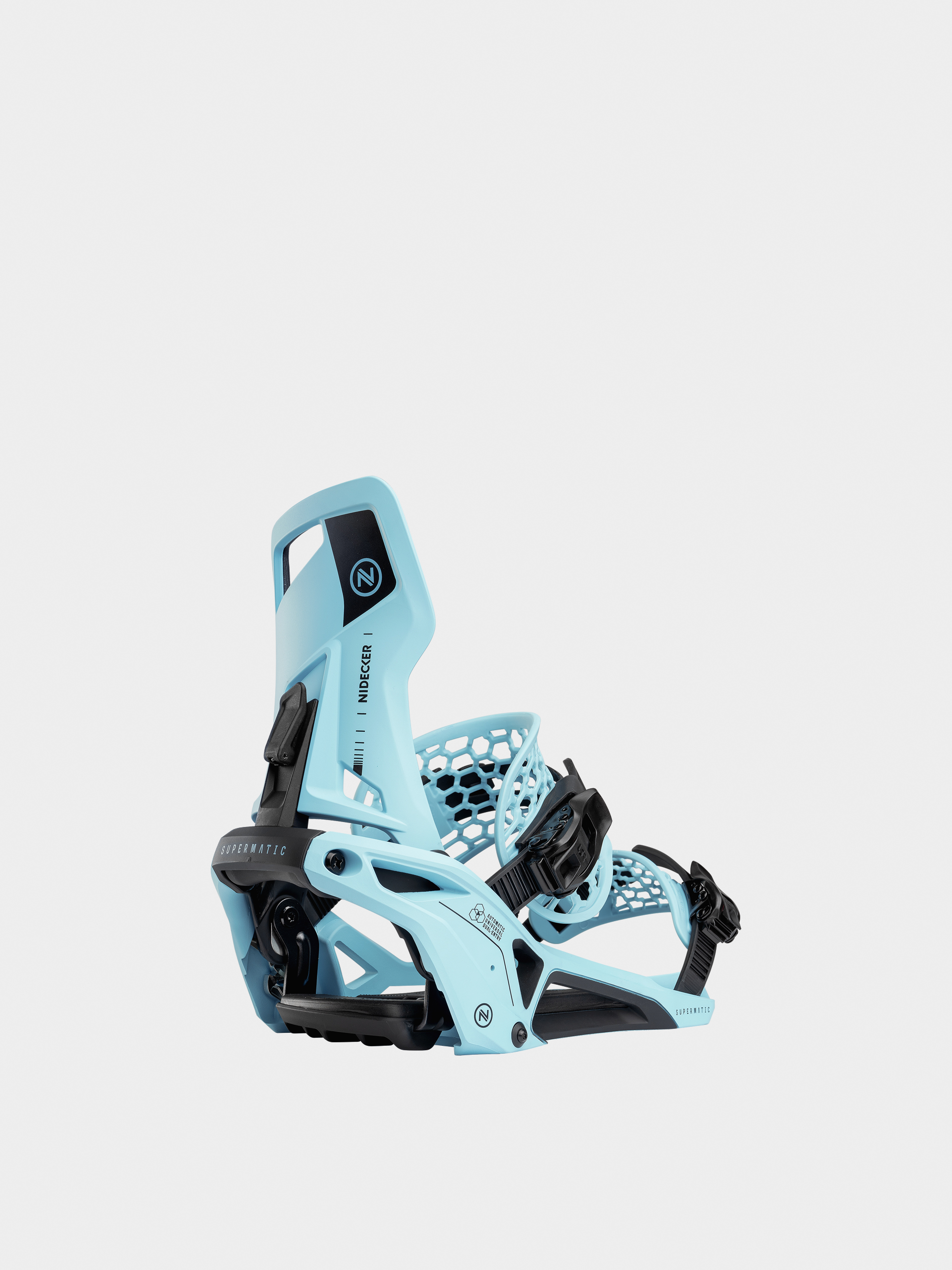 Nidecker Snowboard bindings Supermatic (escape cyan)