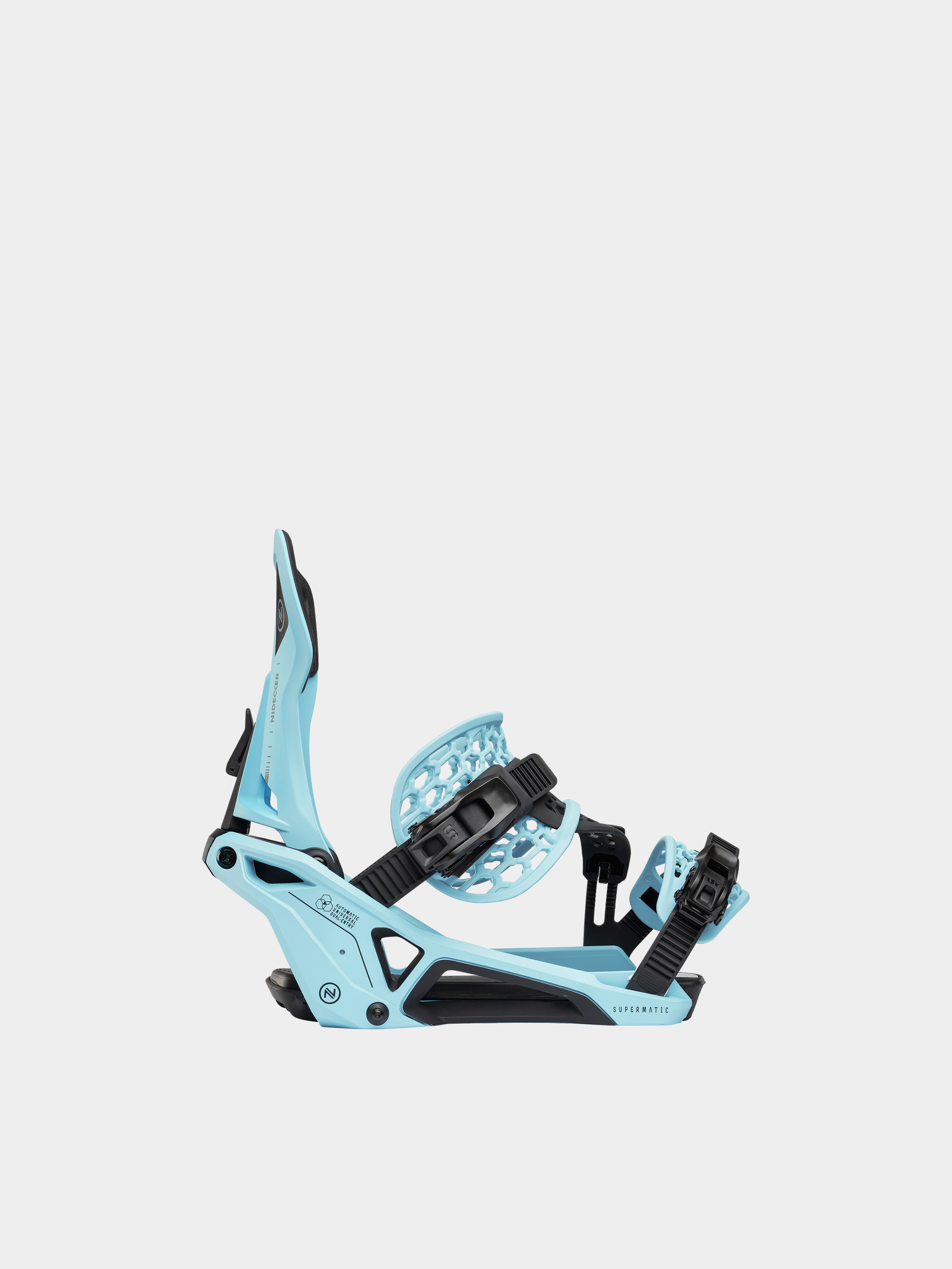 Nidecker Snowboard bindings Supermatic - blue (escape cyan)