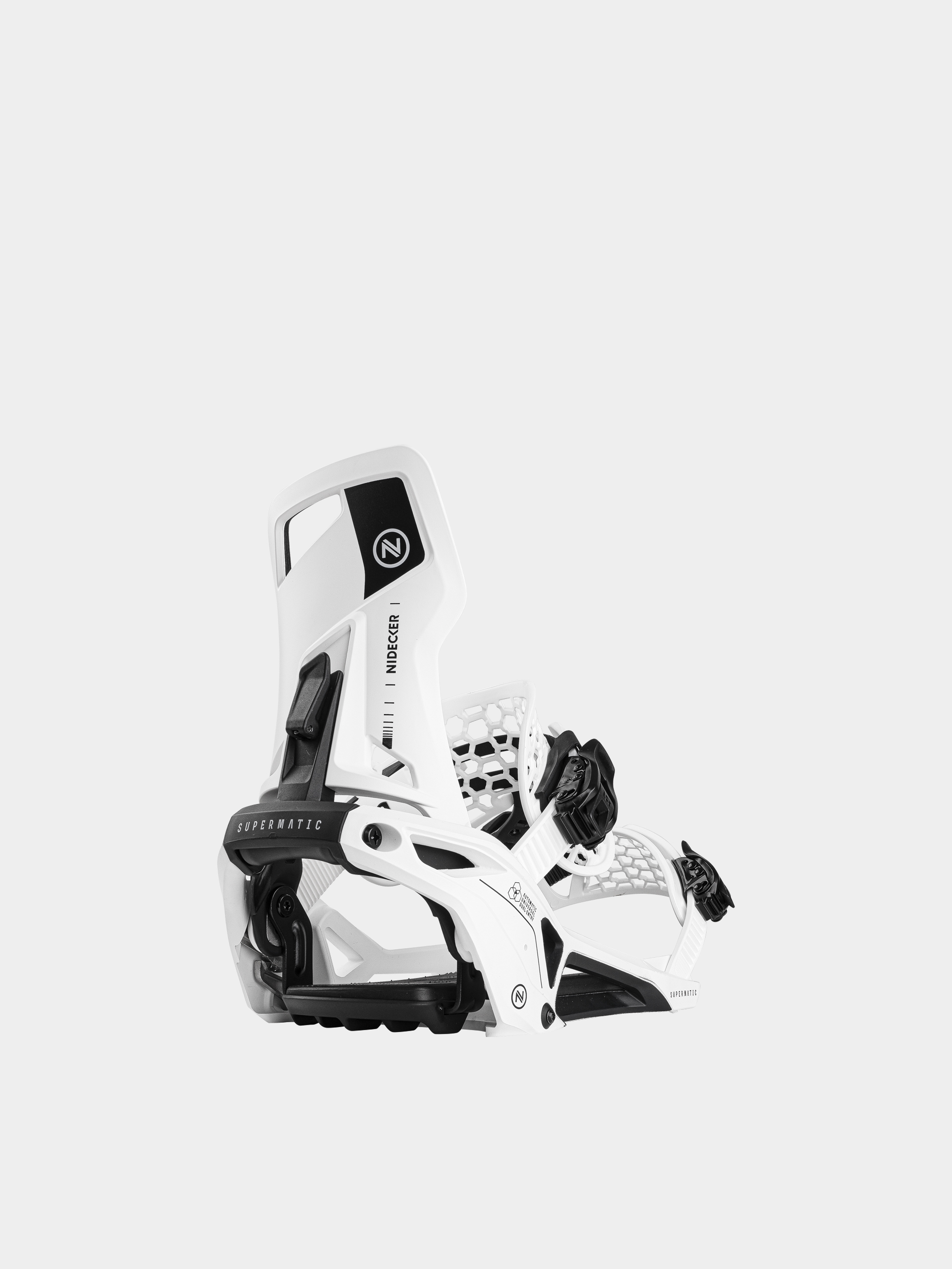 Nidecker Snowboard bindings Supermatic (white)
