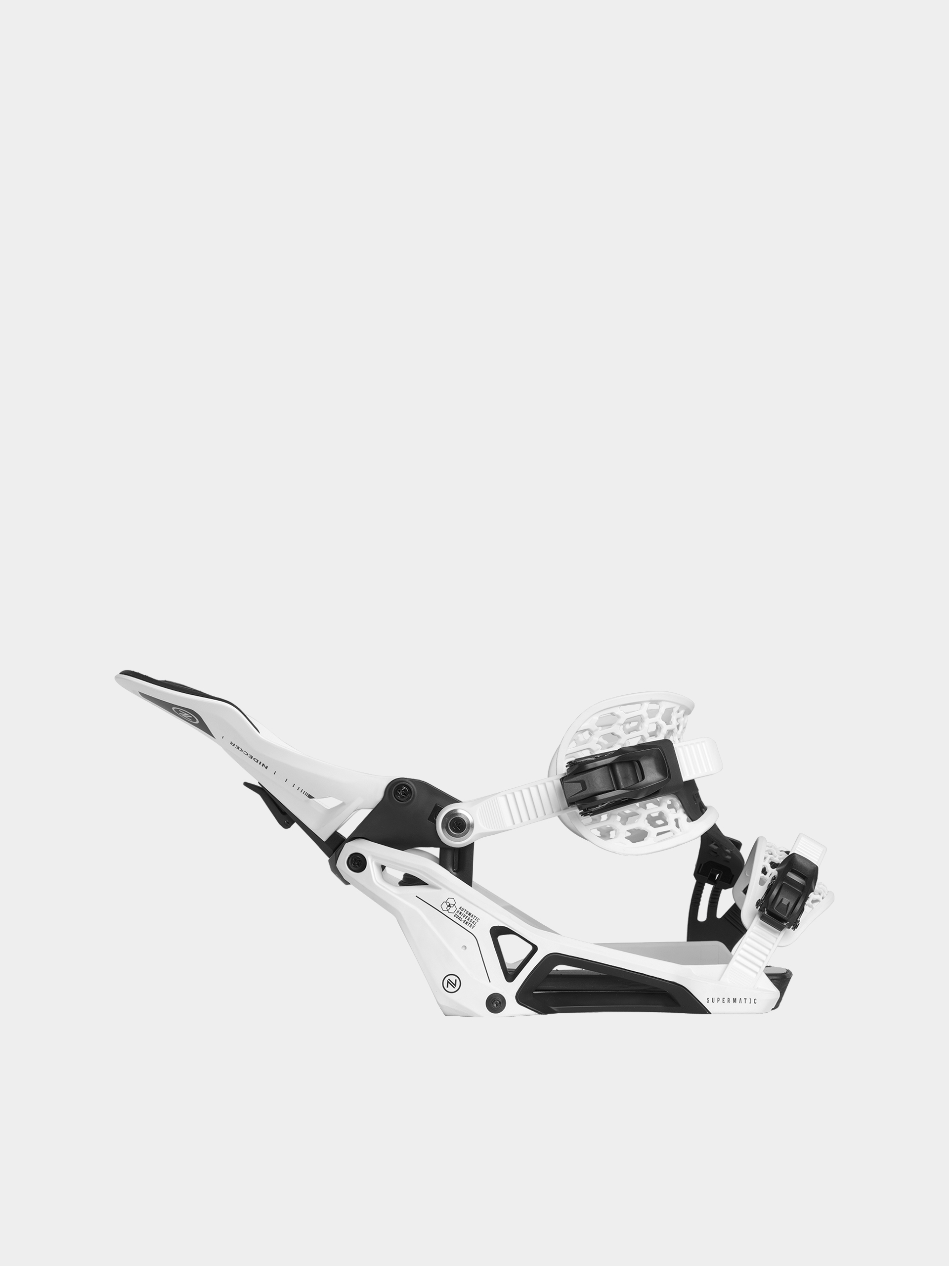Nidecker Snowboard bindings Supermatic (white)